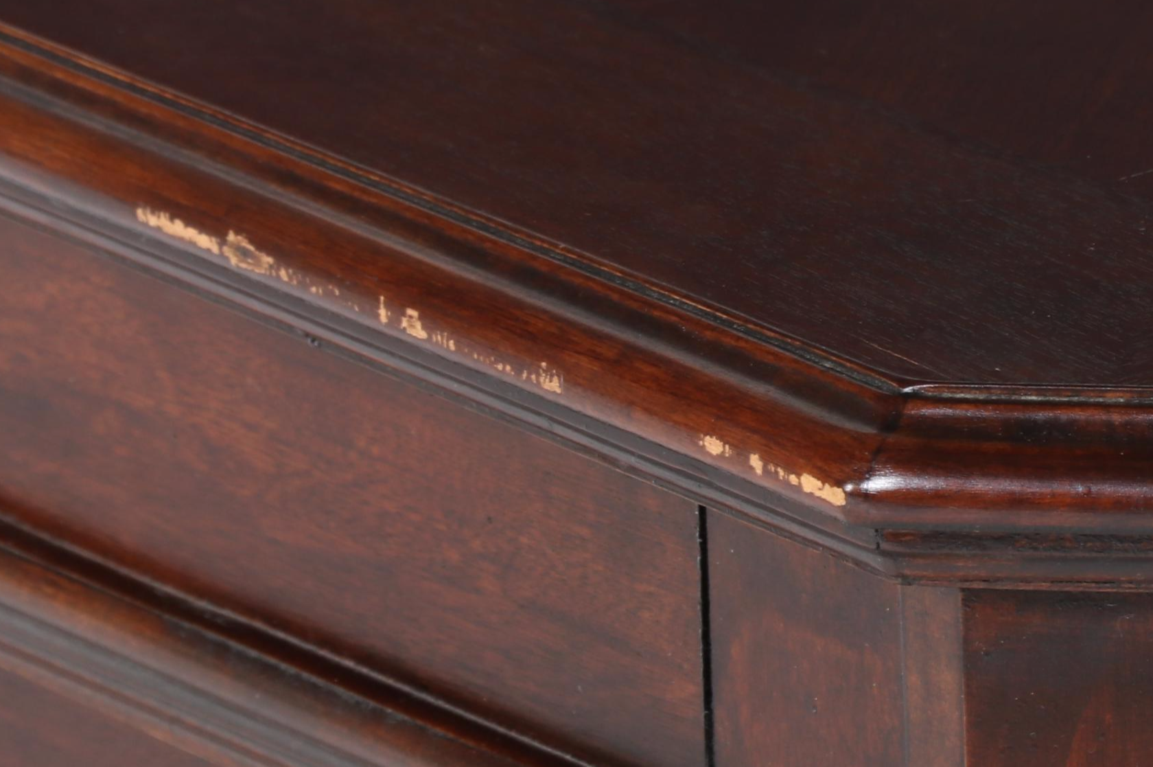 Whalen Furniture Mahogany-Veneered Two-Drawer File Cabinet