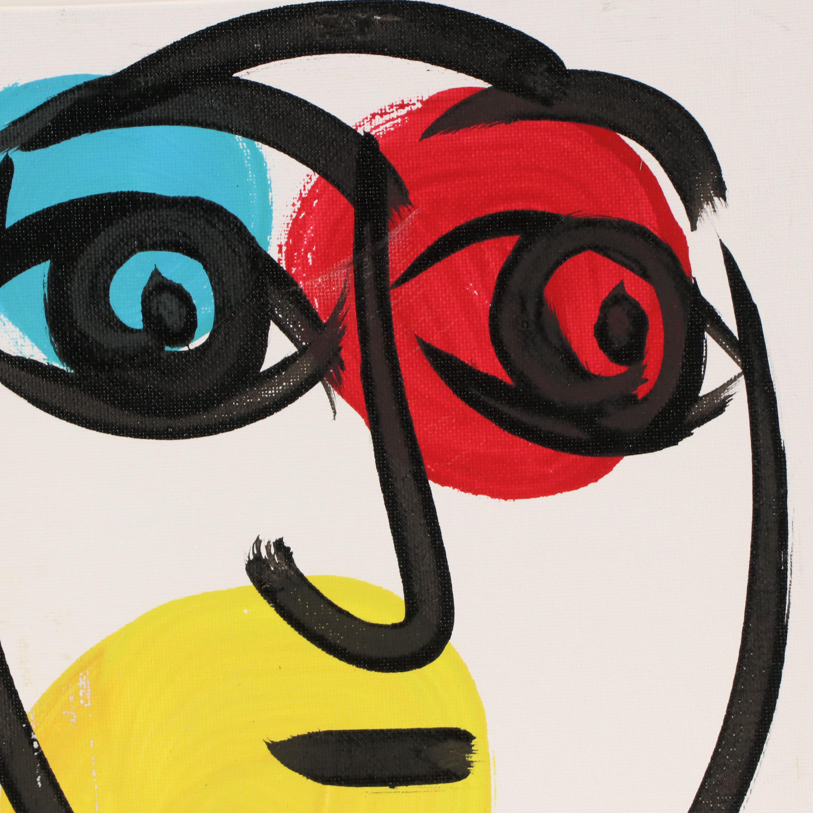 Peter Robert Keil Stylized Acrylic Portrait