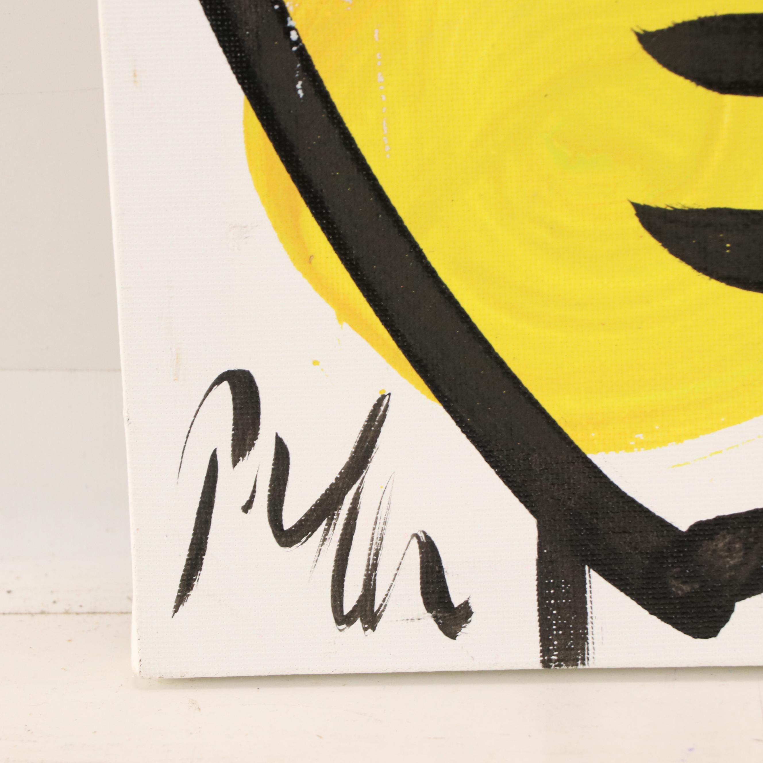 Peter Robert Keil Stylized Acrylic Portrait