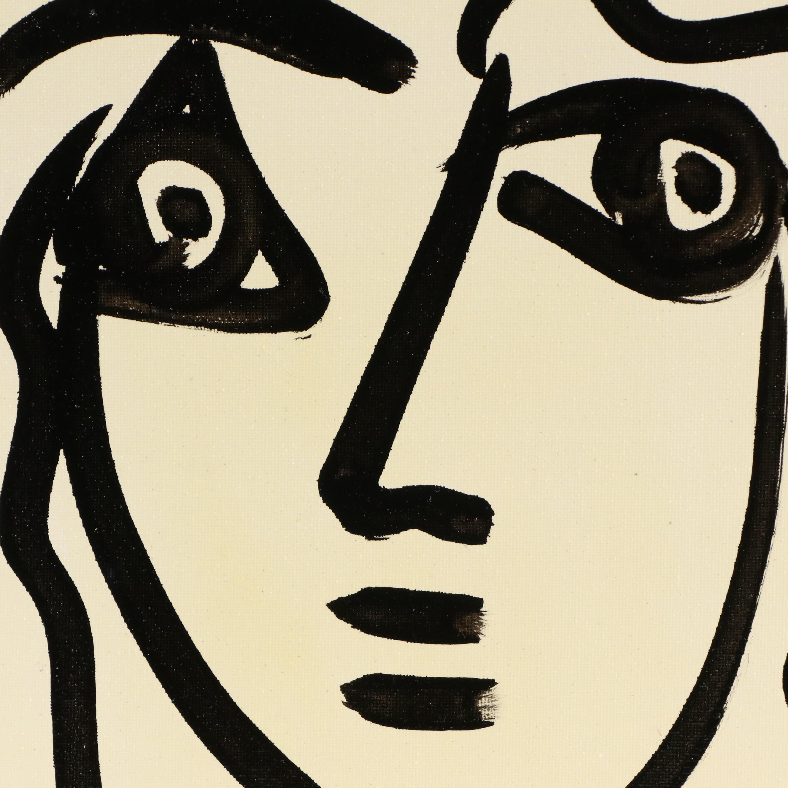 Peter Robert Keil Stylized Acrylic Portrait