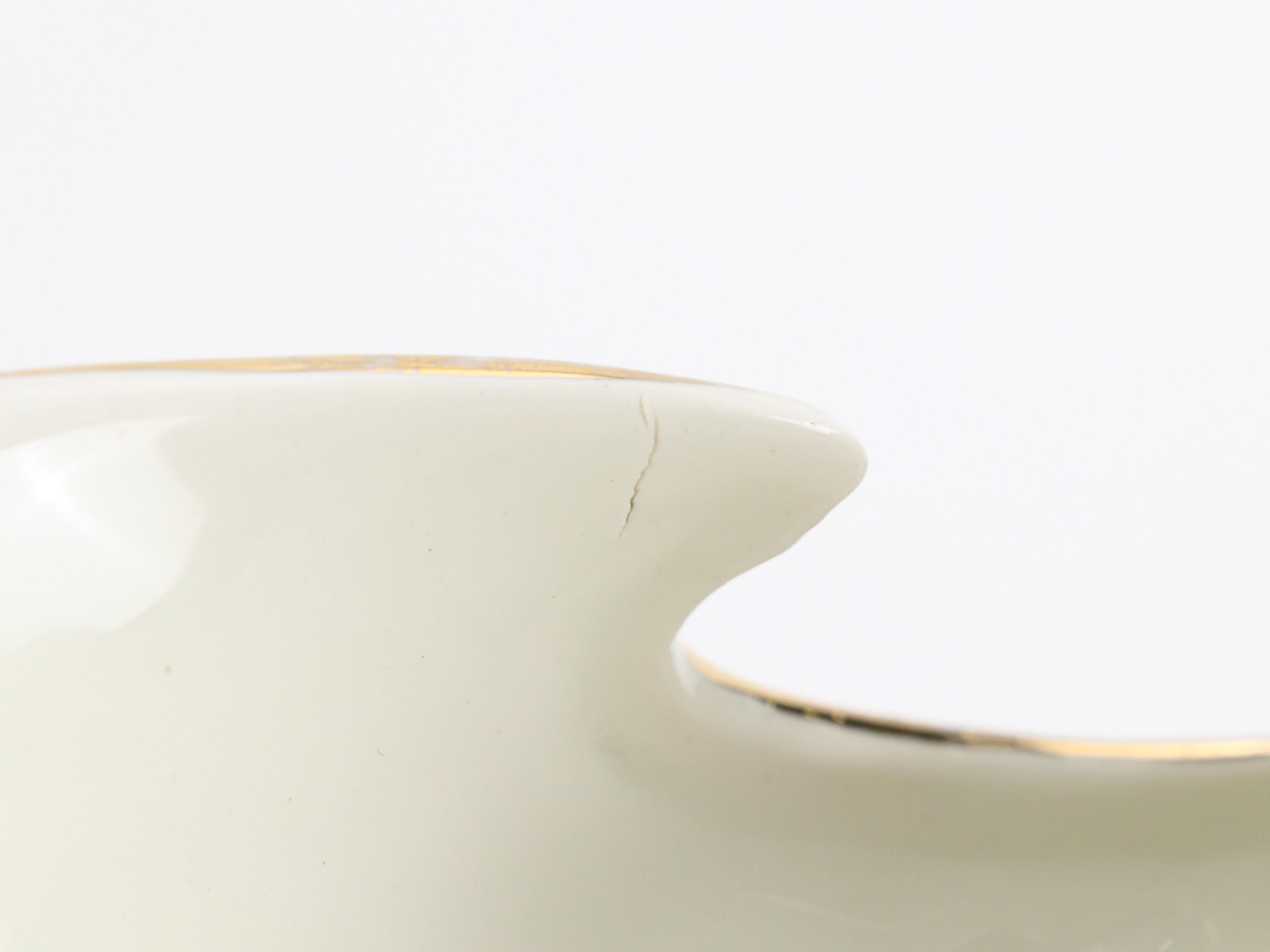 Colonial Pottery English Ceramic "Peerless" Art Nouveau Style Pitcher