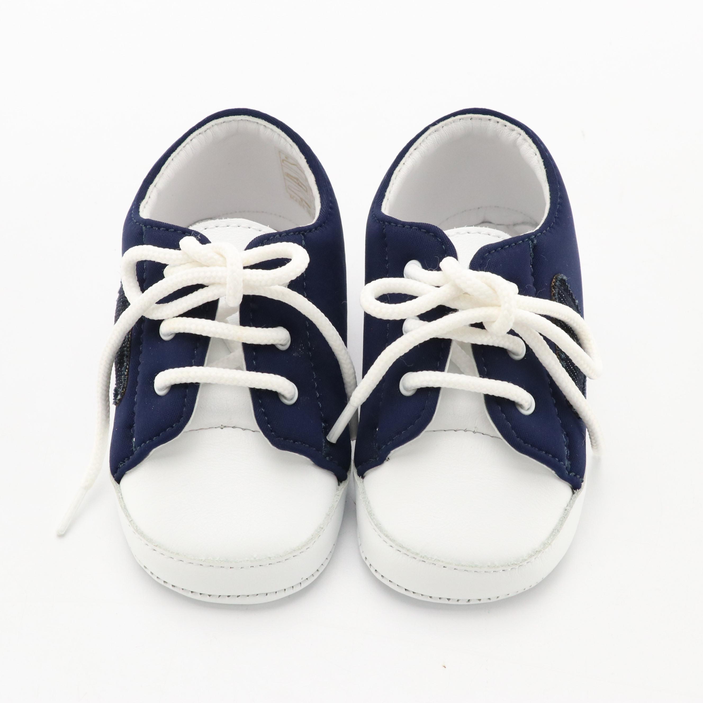 Fendi Kids Baby Lace-Up Sneakers with Box