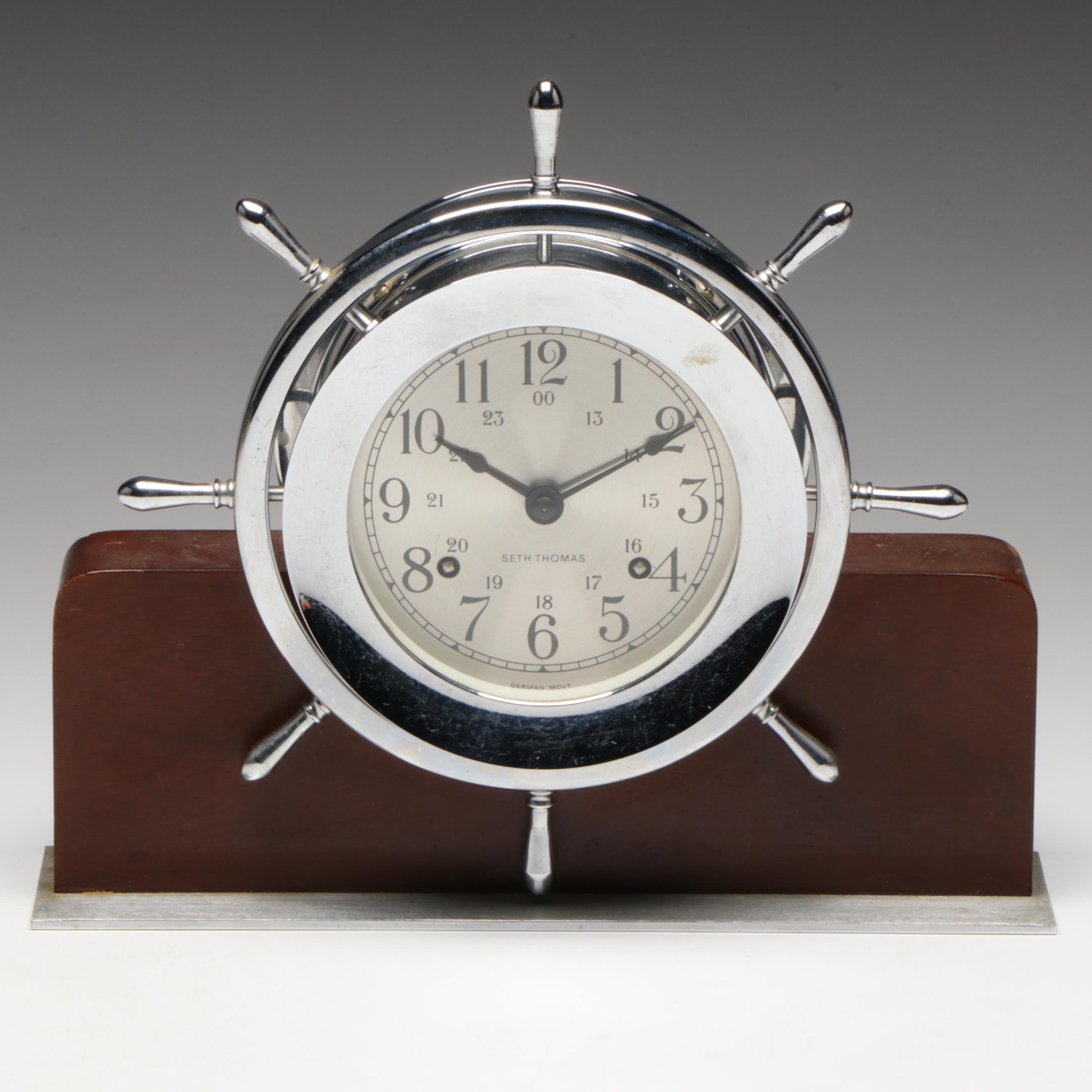 Seth Thomas for Talley Industries "Helmsman" Mantel Clock