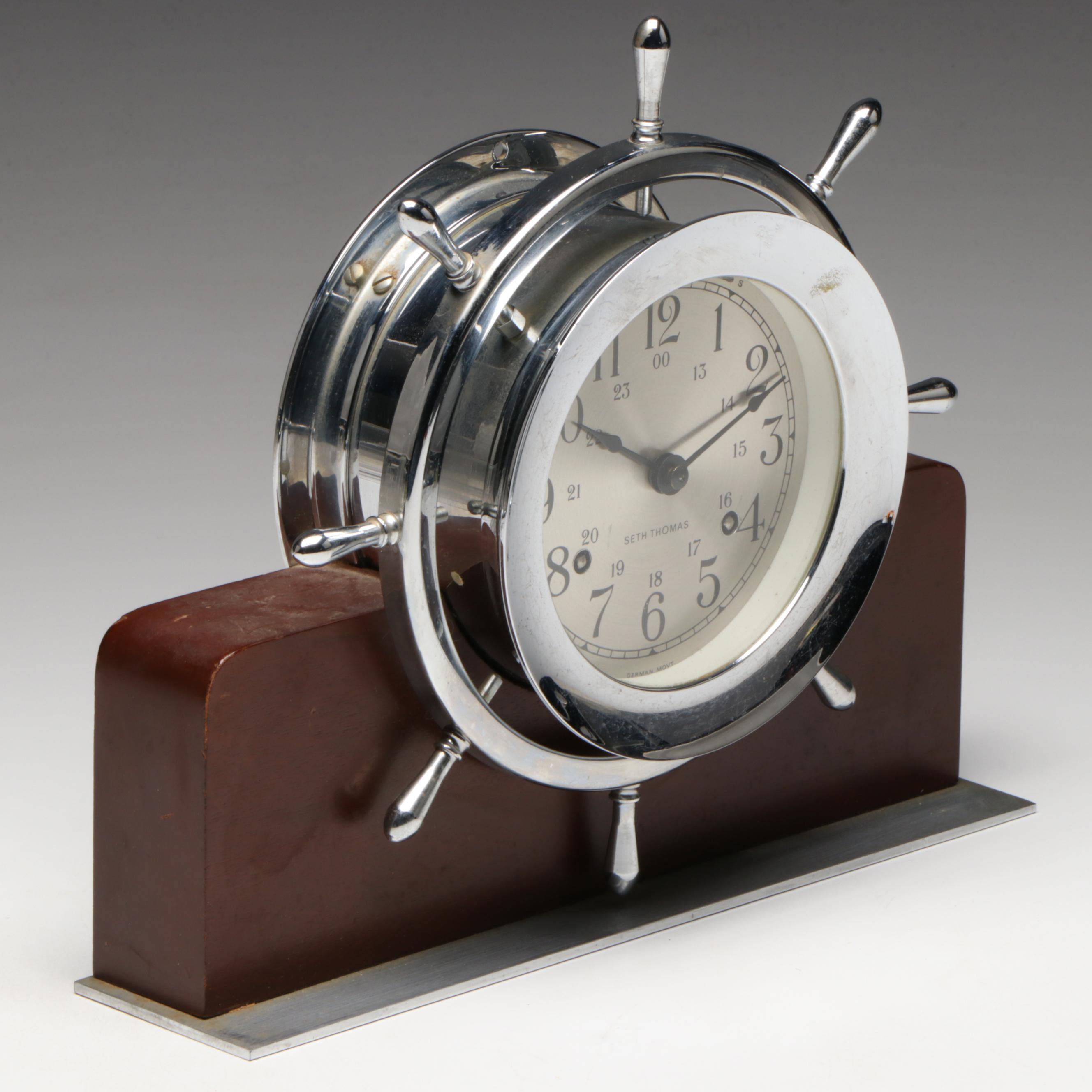 Seth Thomas for Talley Industries "Helmsman" Mantel Clock