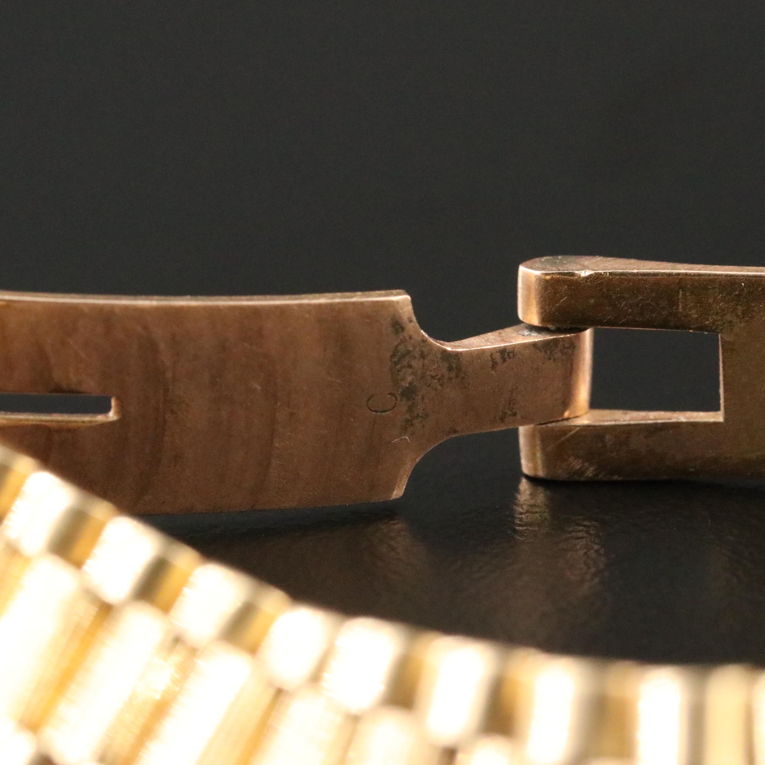 Rolex Lady-Datejust 6927 Custom Diamond Set 18K Gold Automatic Watch