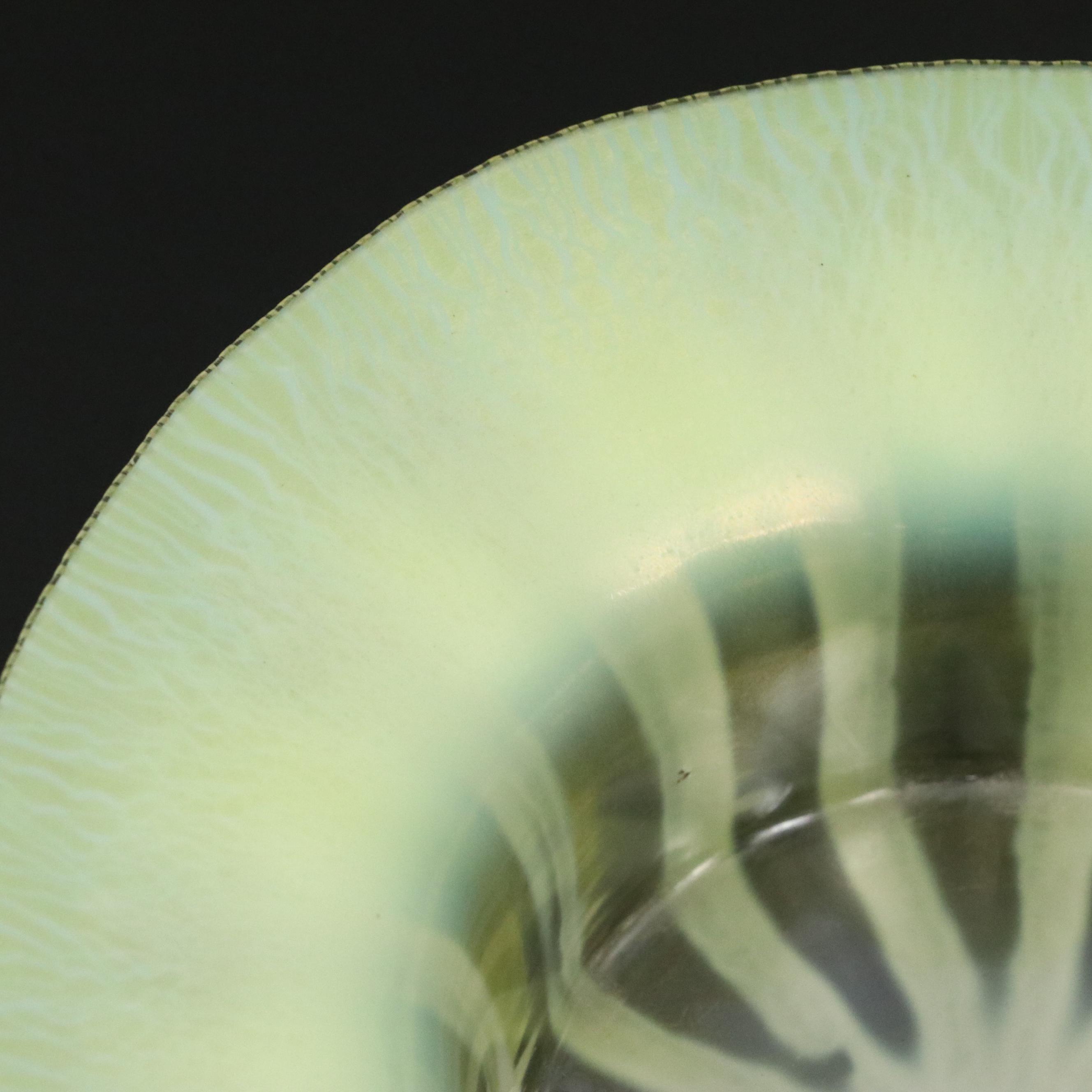 Louis Comfort Tiffany Favrile Opalescent Art Glass Bowl, Early 20th Century