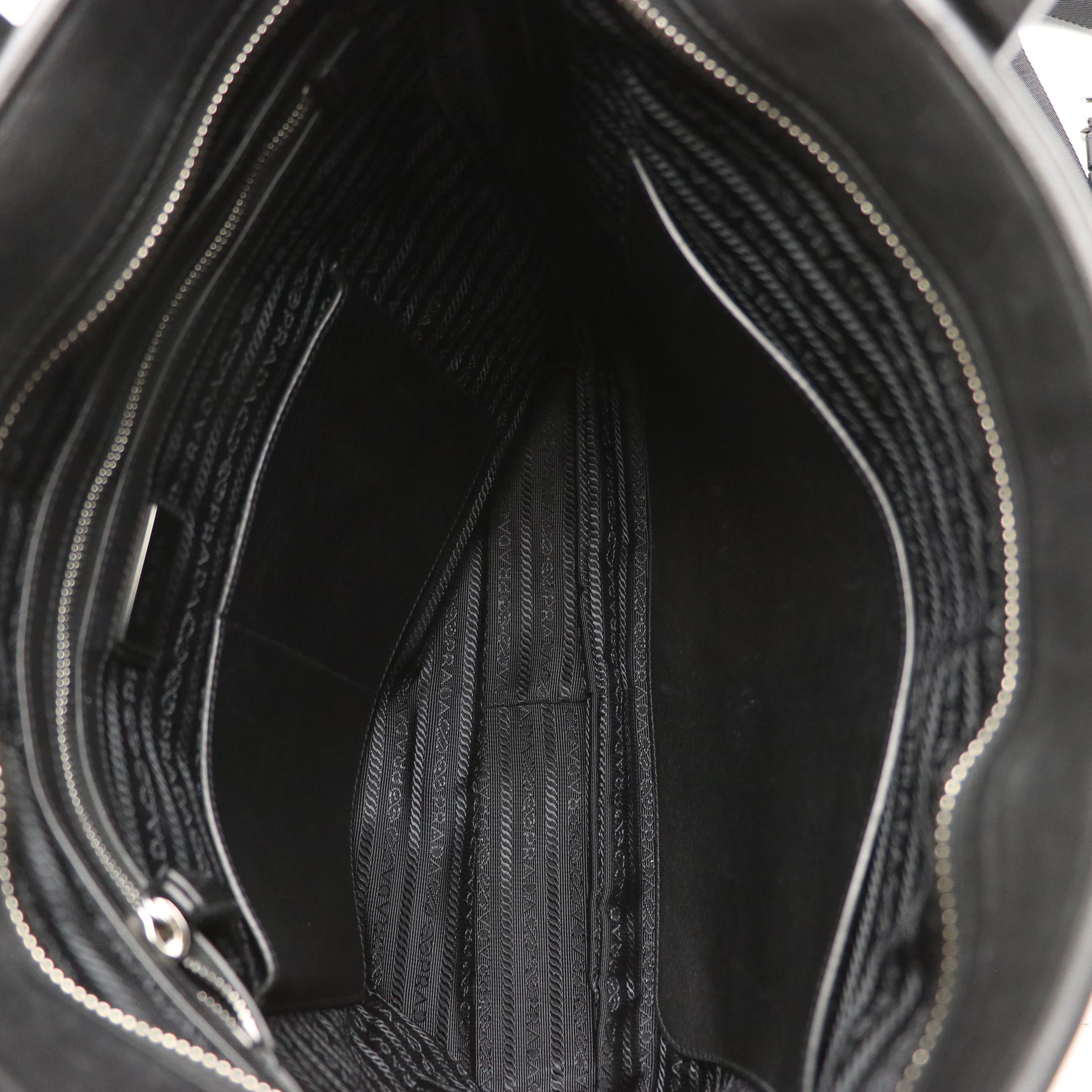 Prada Weekend/Business Bag in Black Leather