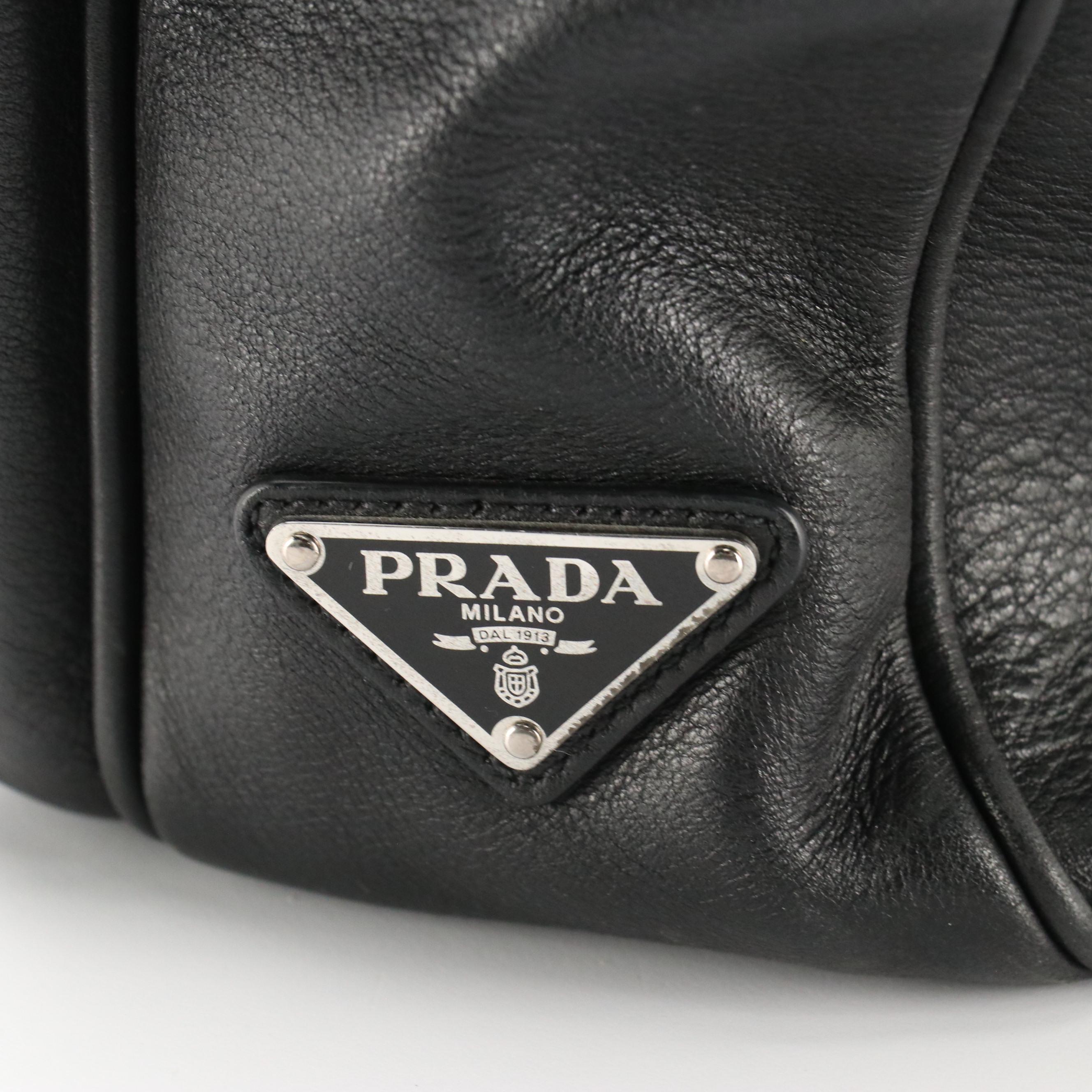 Prada Weekend/Business Bag in Black Leather