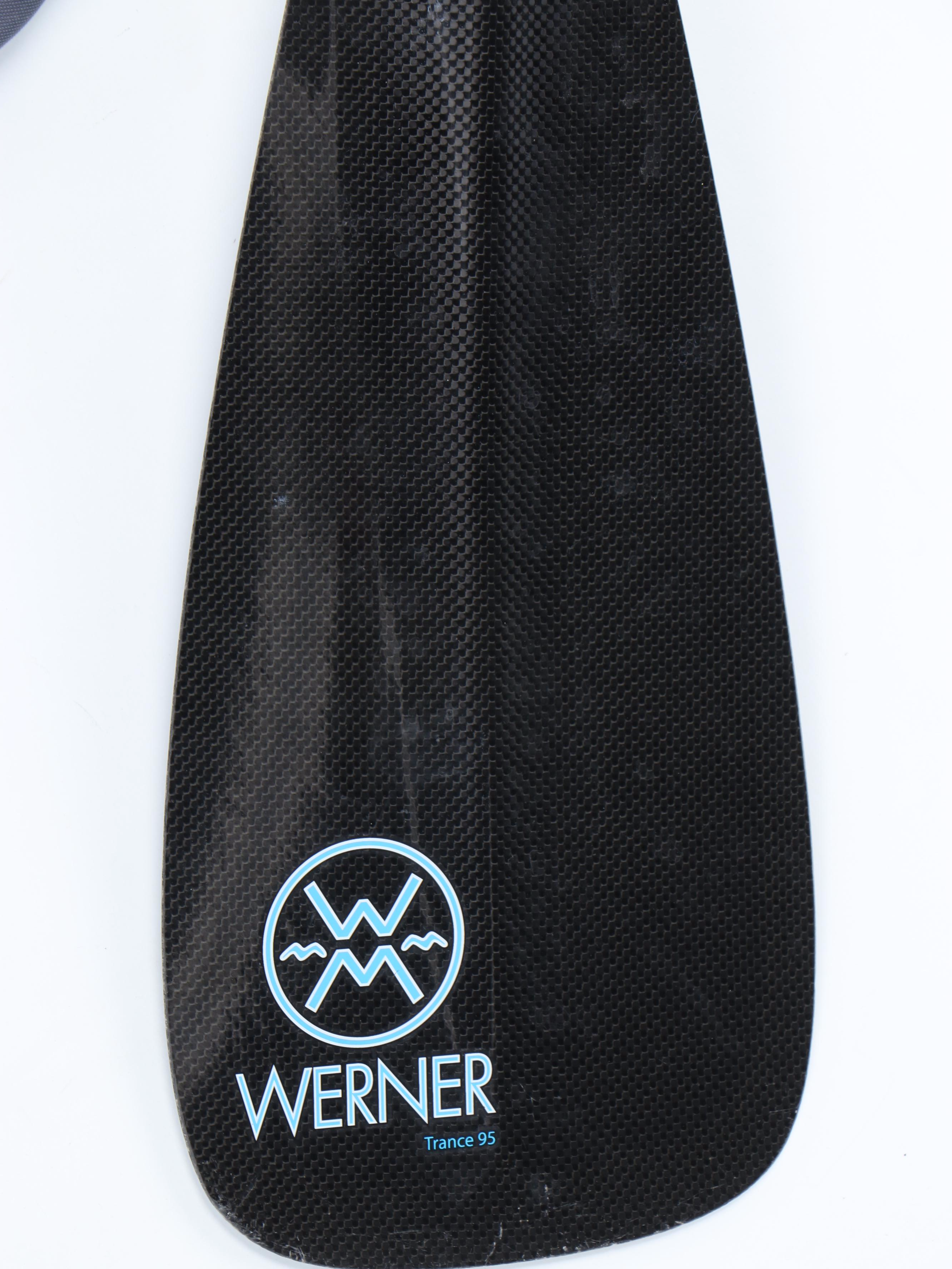Werner Trance 95 Straight Shaft Paddle with FCS Case