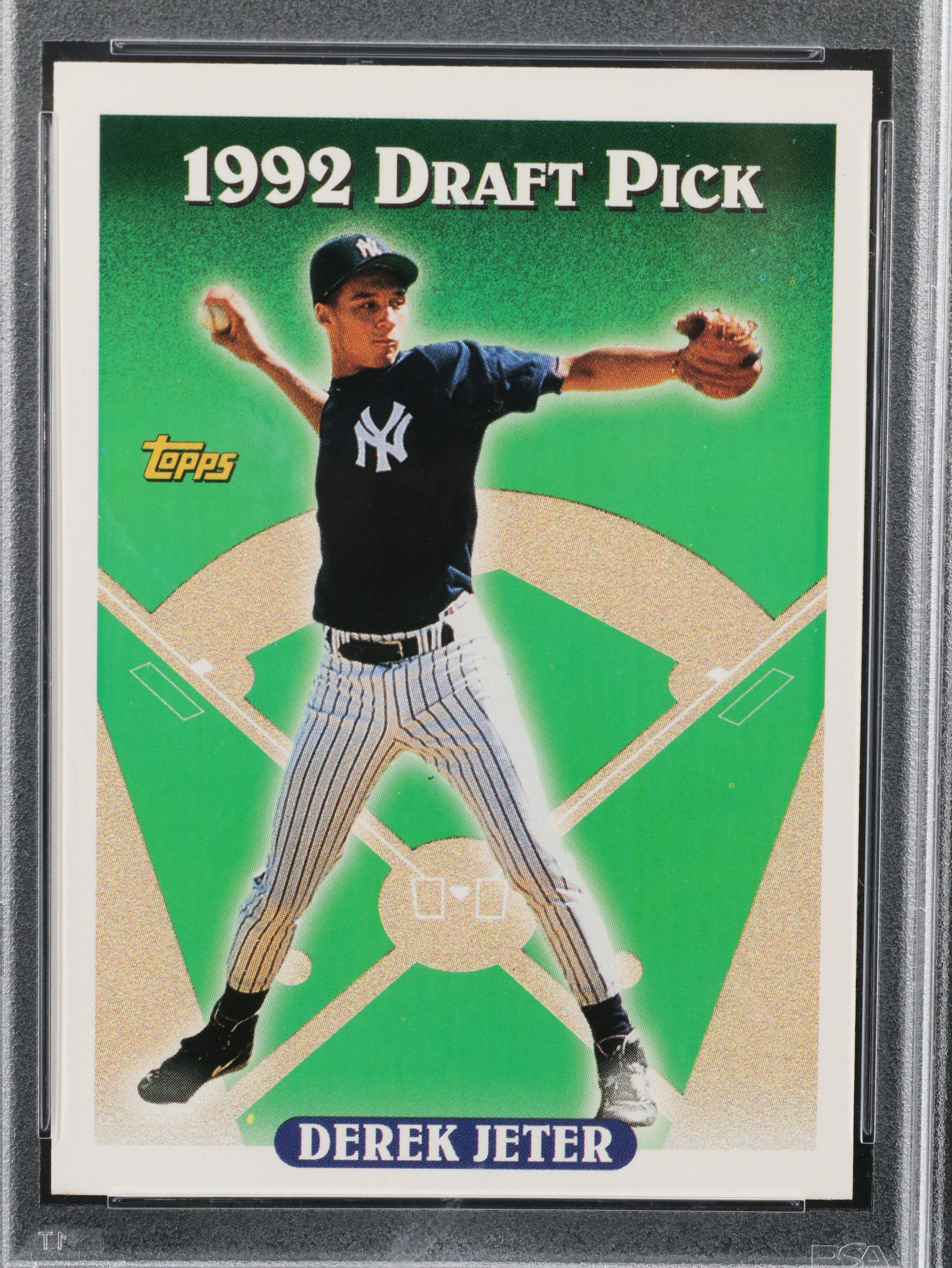 1993 Topps Derek Jeter New York Yankees Rookie Baseball Card Graded PSA 9