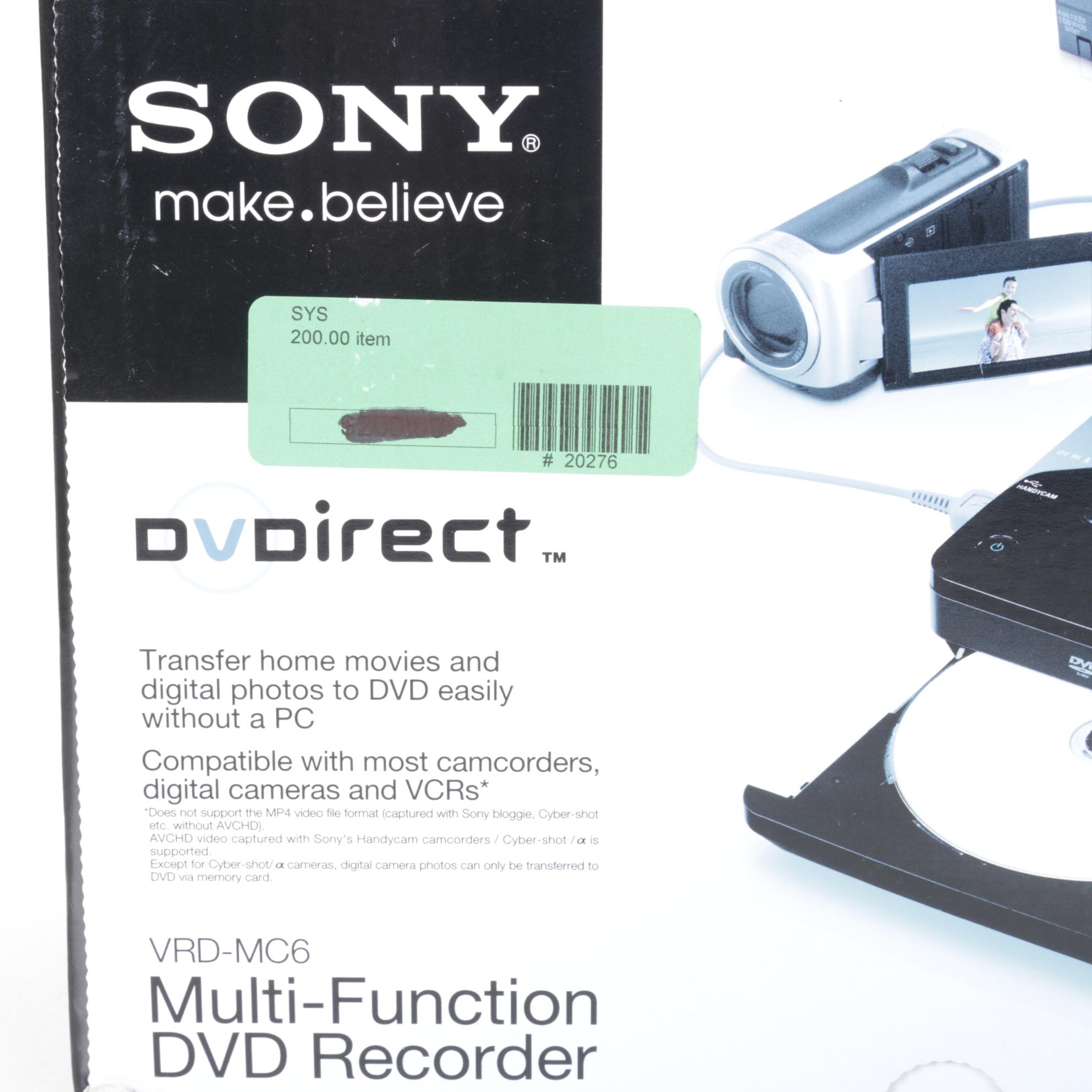 Sharper Image Night Vision Binoculars & Sony DVD Recorder