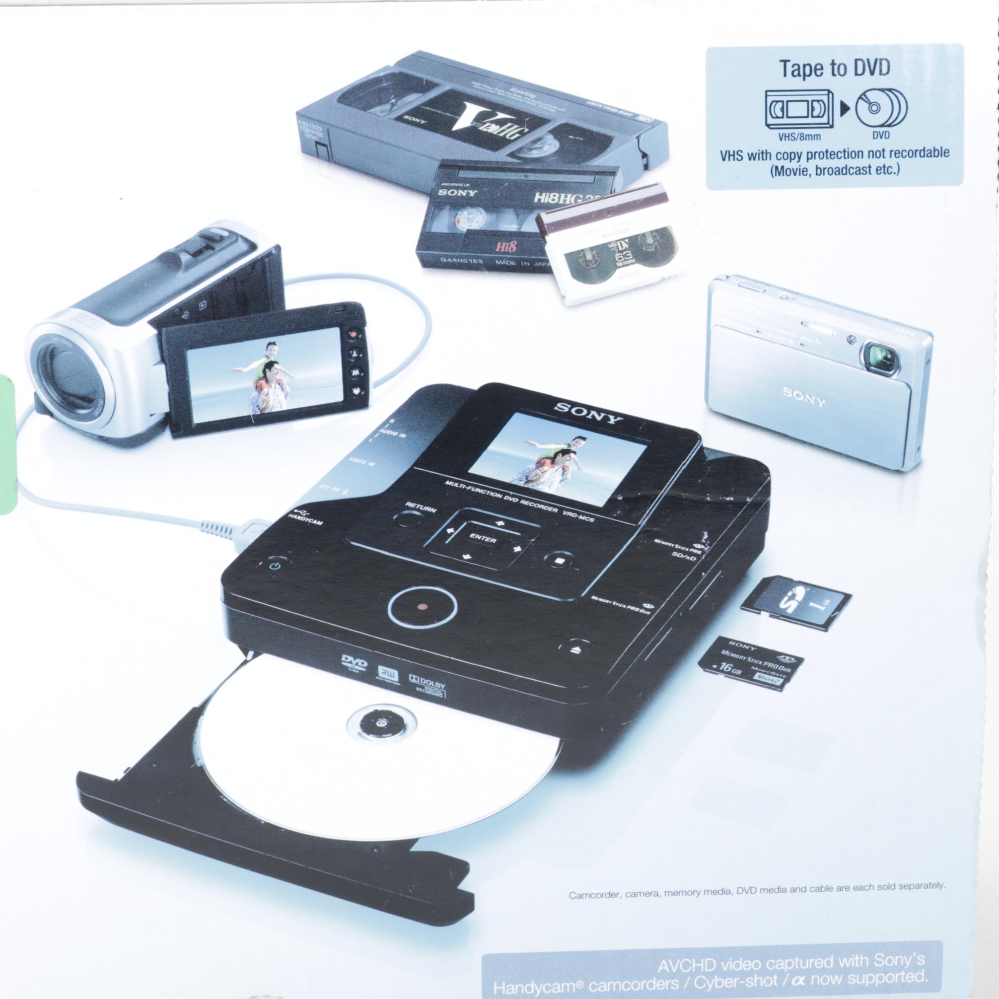 Sharper Image Night Vision Binoculars & Sony DVD Recorder