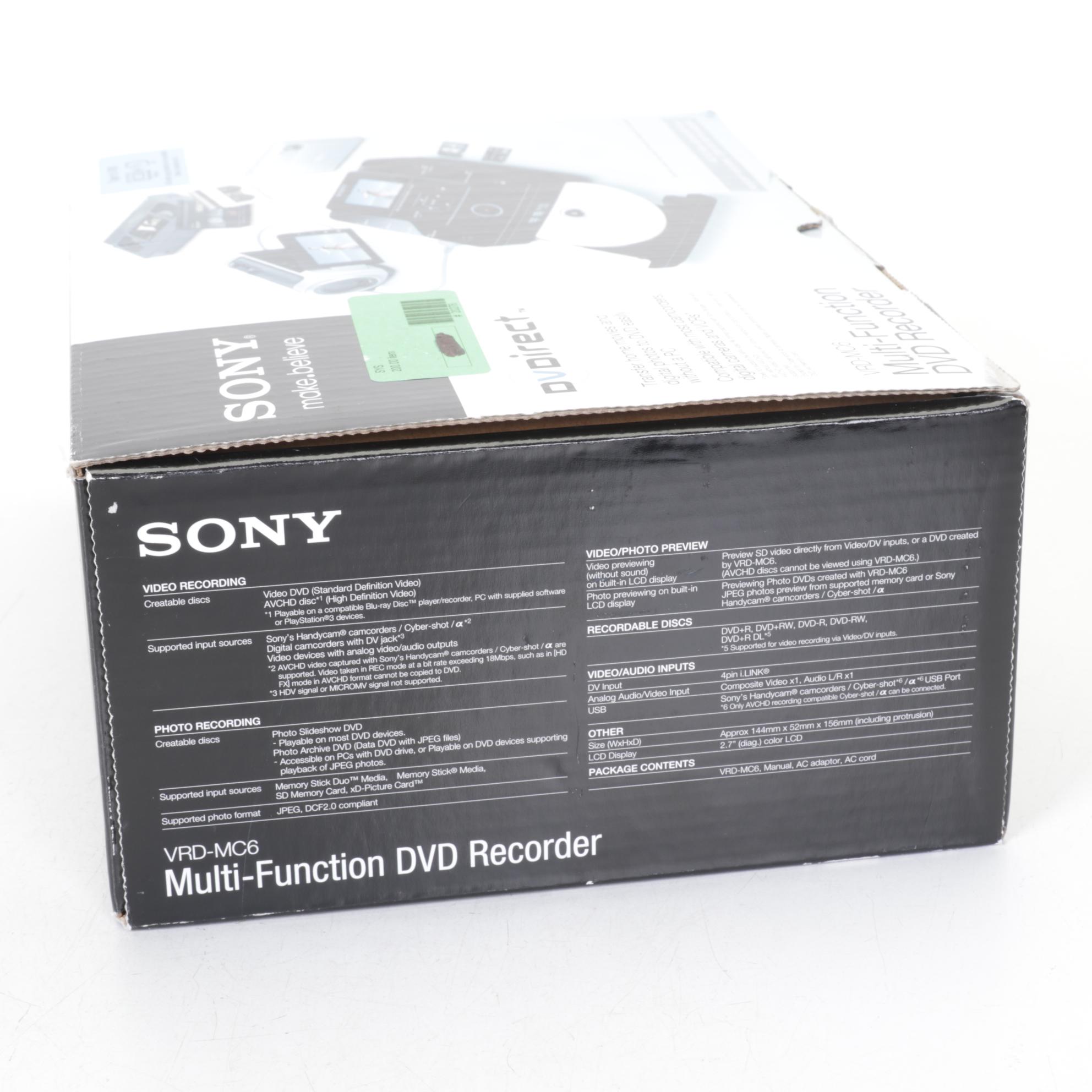 Sharper Image Night Vision Binoculars & Sony DVD Recorder