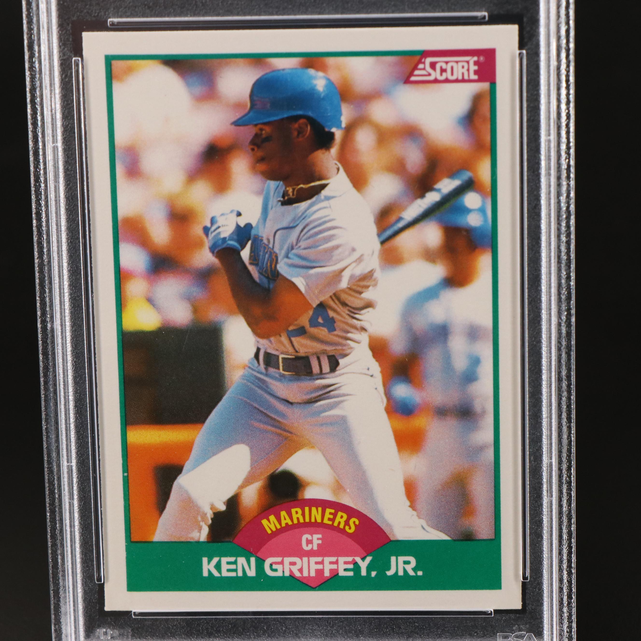 1989 Score Traded Ken Griffey Jr. Seattle Mariners Rookie Card Graded PSA 10