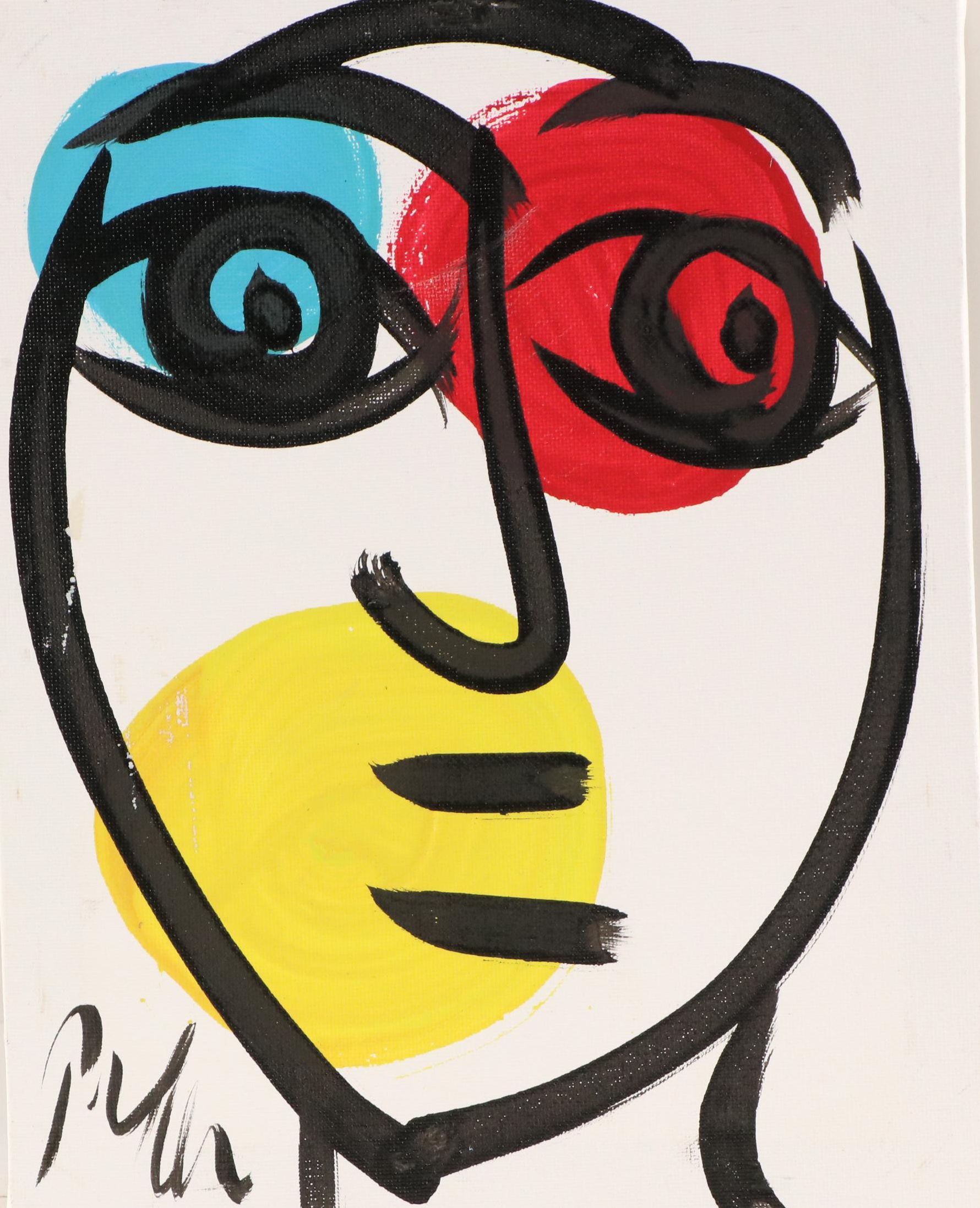 Peter Robert Keil Stylized Acrylic Portrait