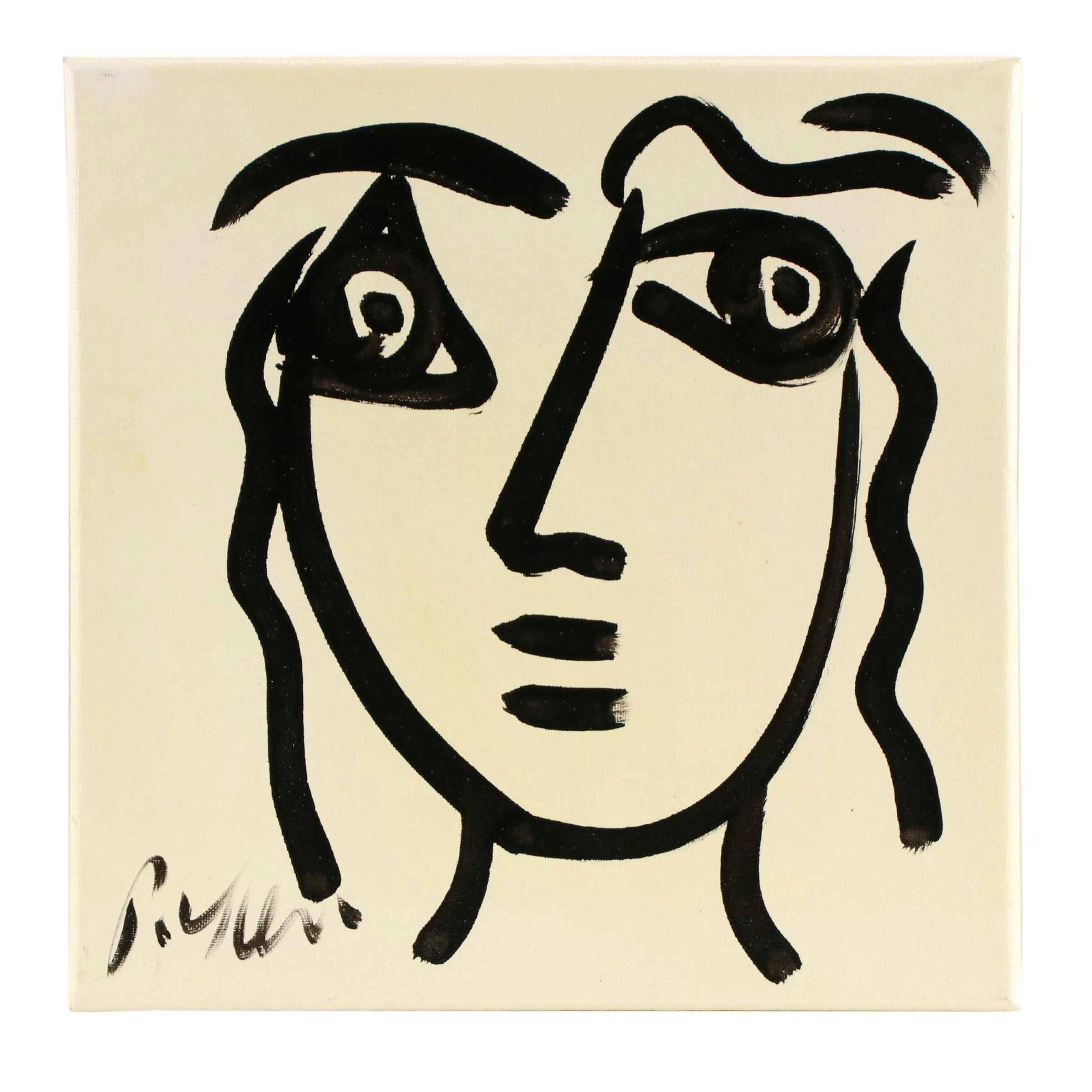 Peter Robert Keil Stylized Acrylic Portrait