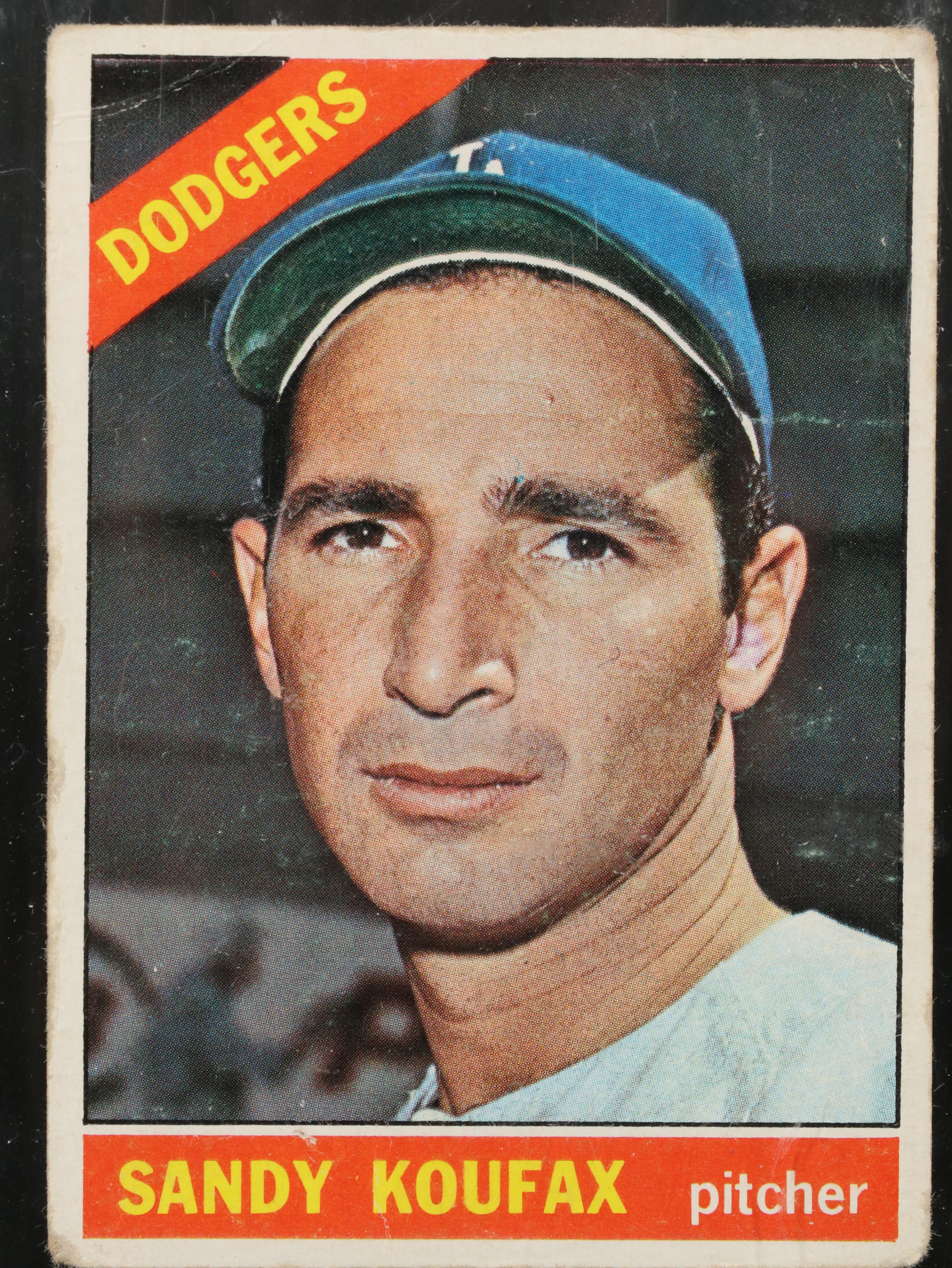 1966 Topps Sandy Koufax Los Angeles Dodgers Baseball Card
