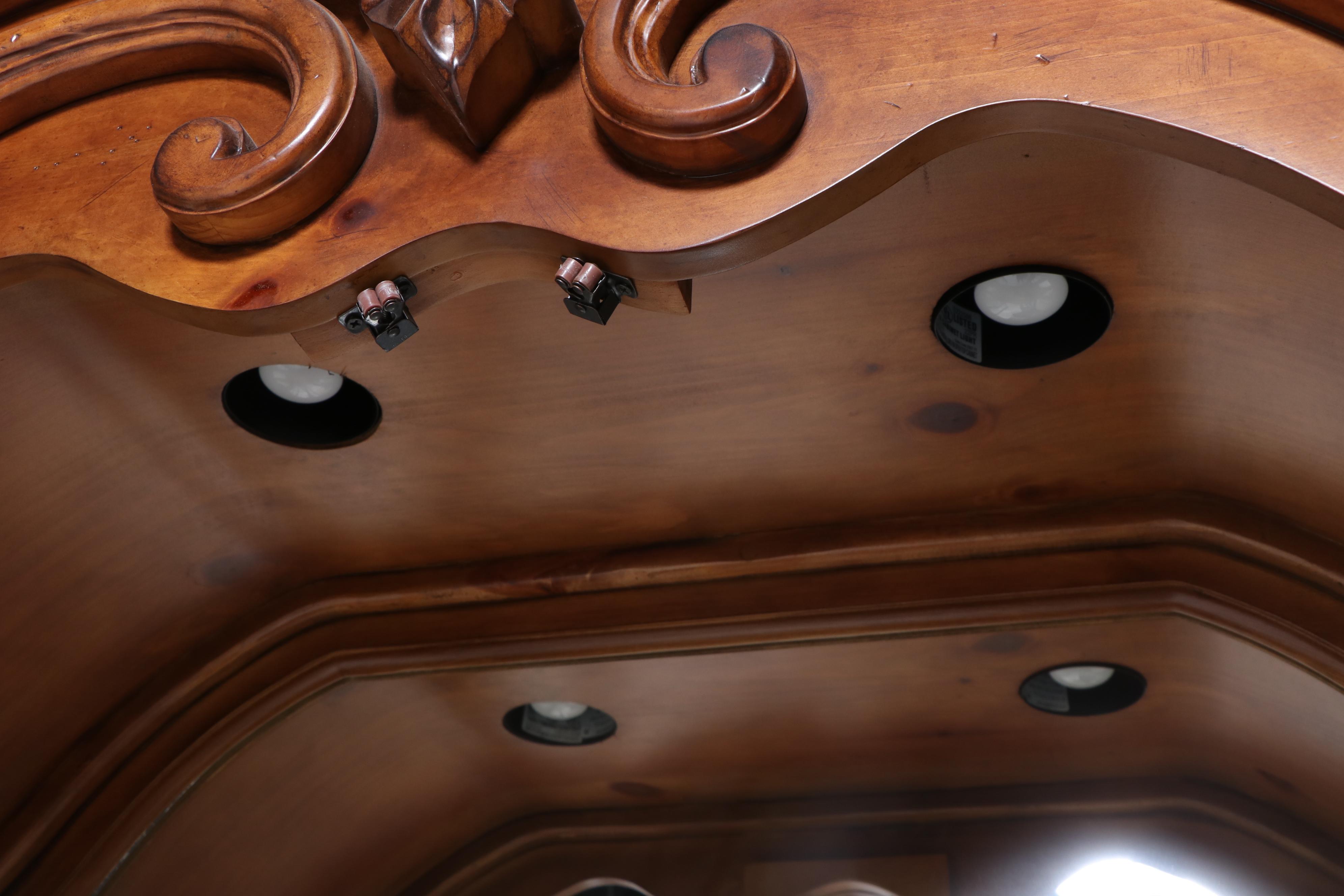 Michael Amini for AICO "Tuscano" Bombé China Cabinet