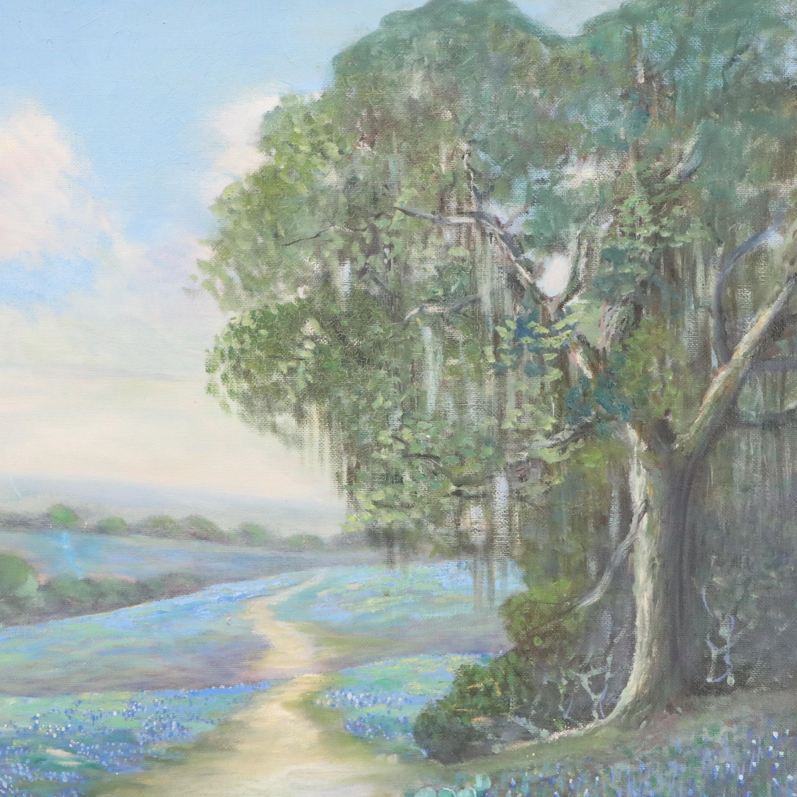 George Bickerstaff Landscape Oil Painting, 1926