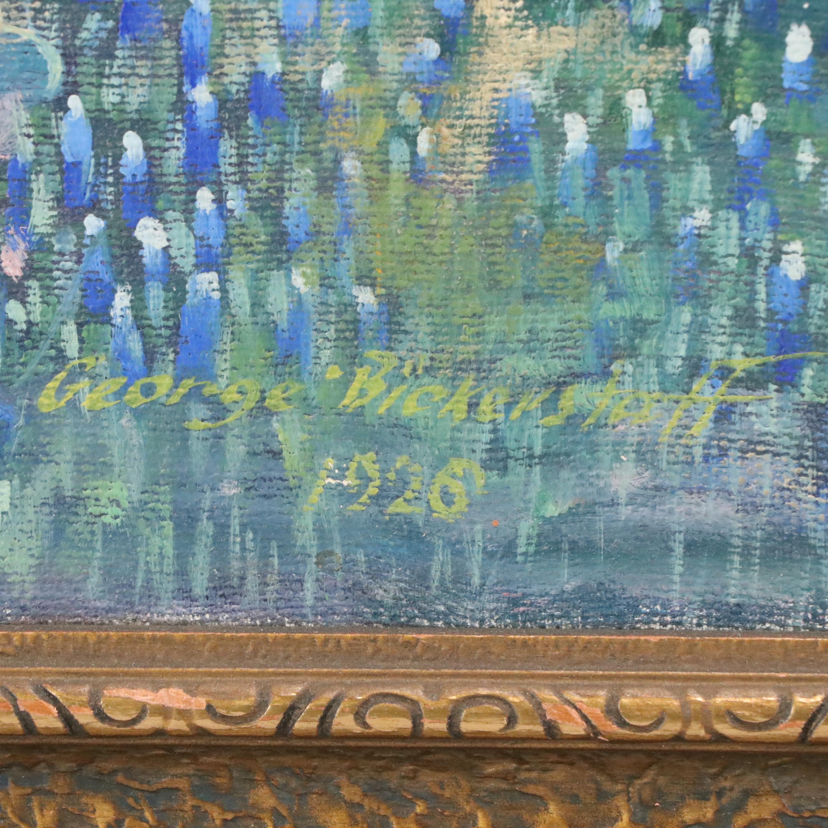 George Bickerstaff Landscape Oil Painting, 1926