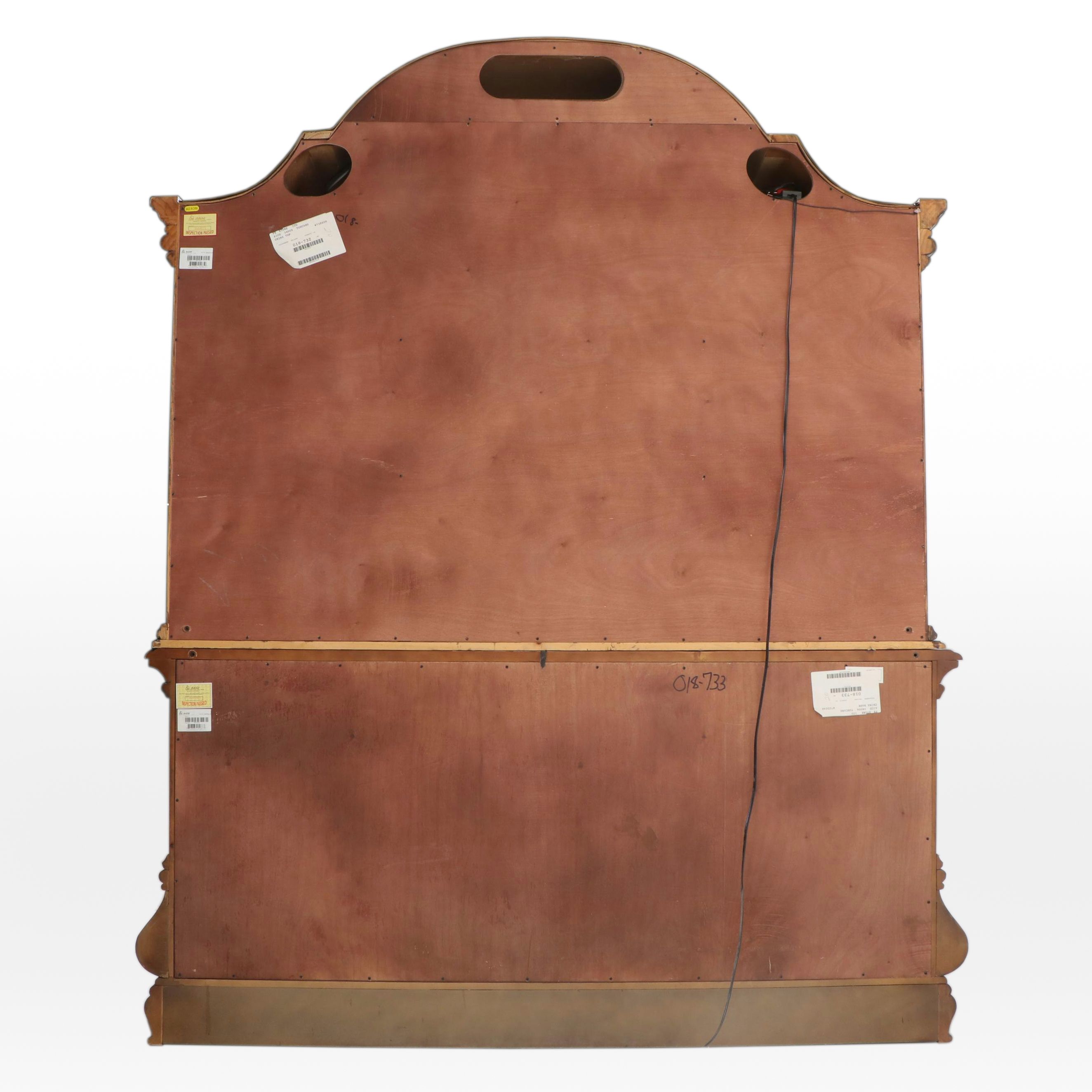 Michael Amini for AICO "Tuscano" Bombé China Cabinet