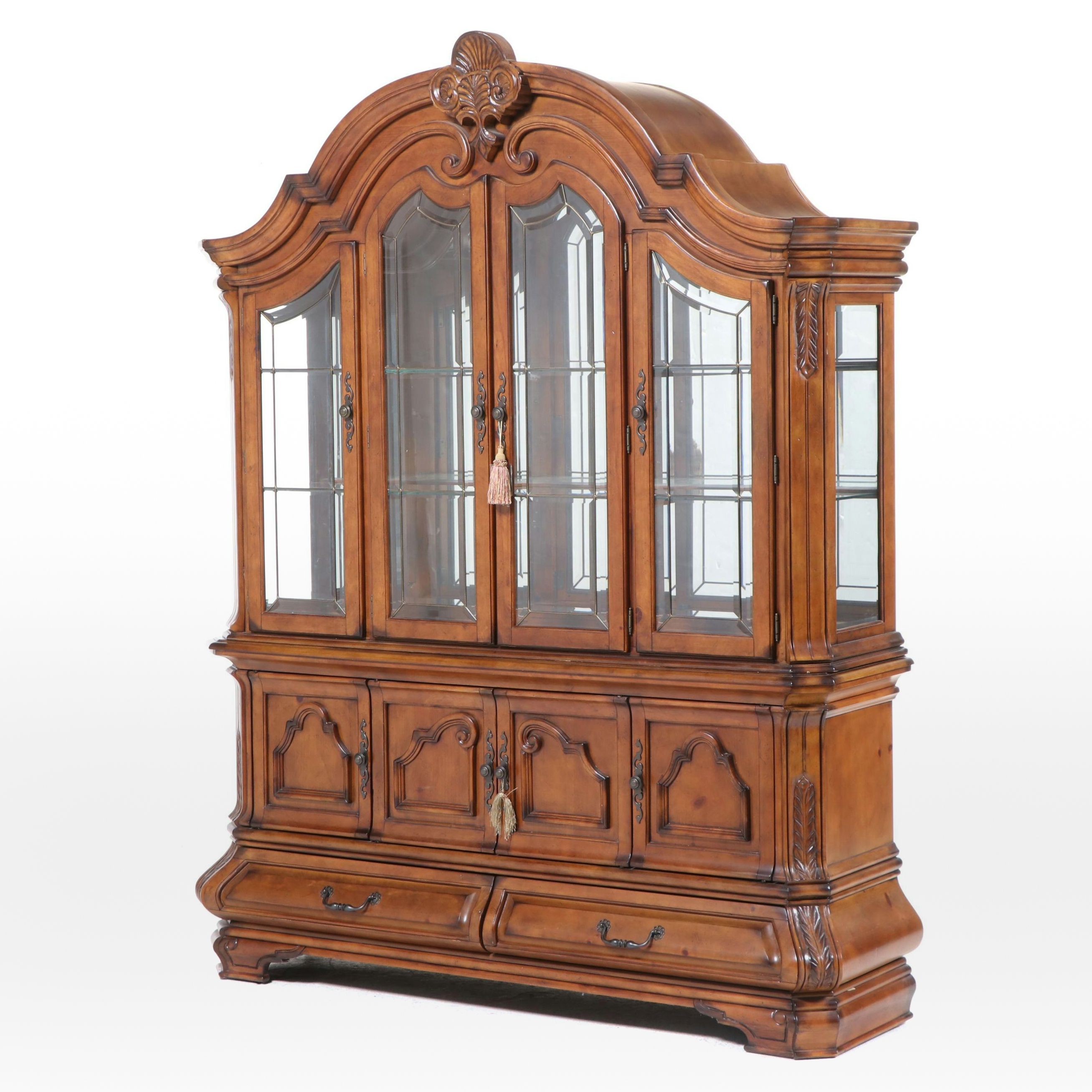 Michael Amini for AICO "Tuscano" Bombé China Cabinet