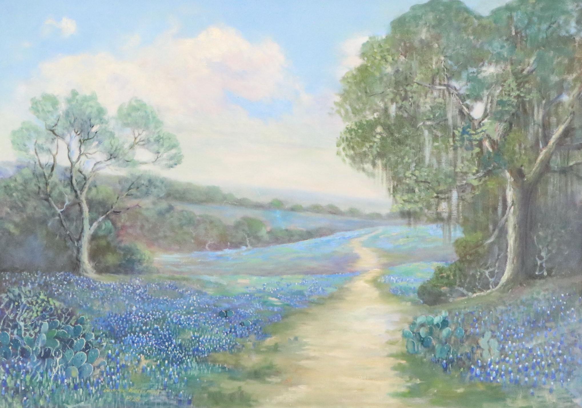 George Bickerstaff Landscape Oil Painting, 1926