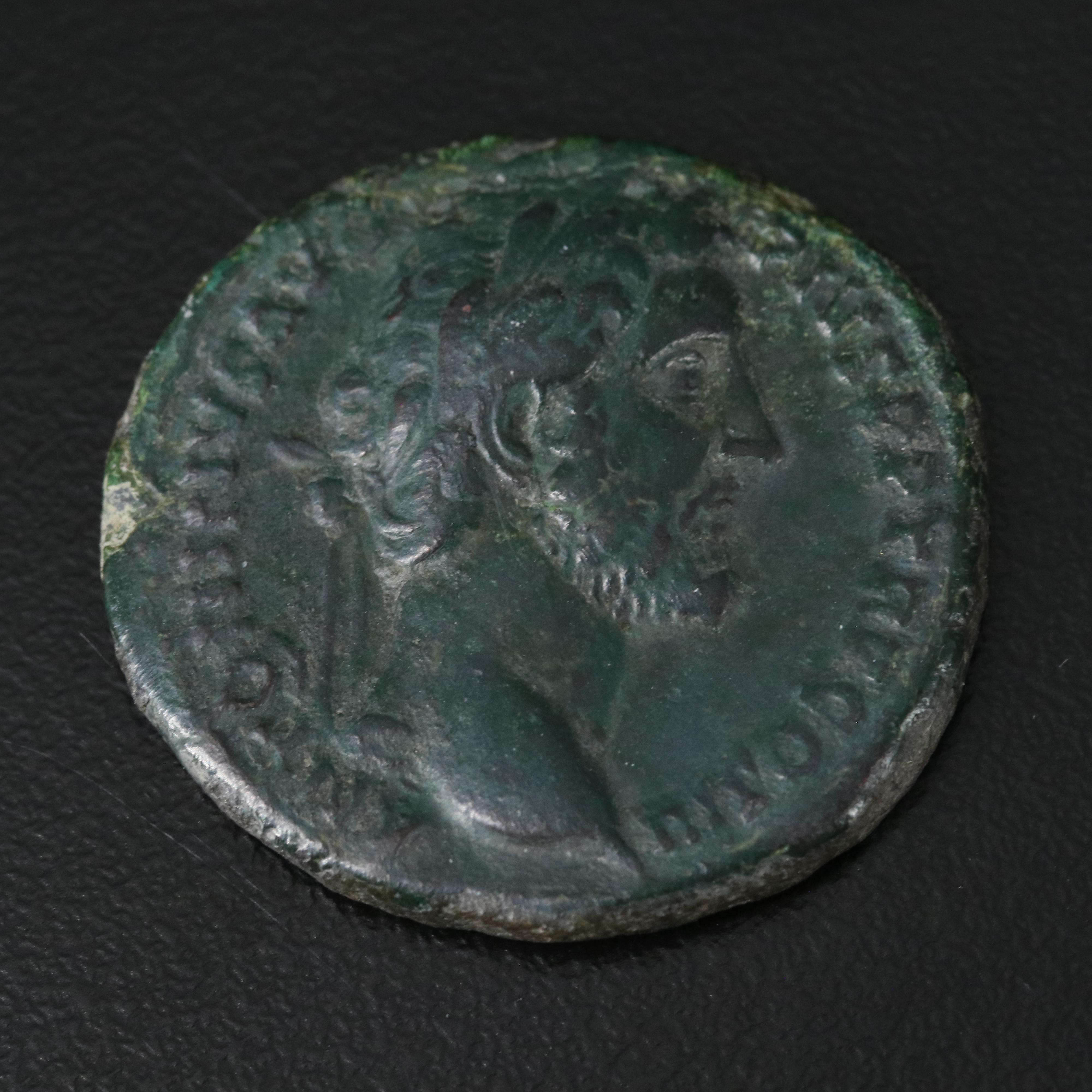 Three Ancient Roman Bronze Coins