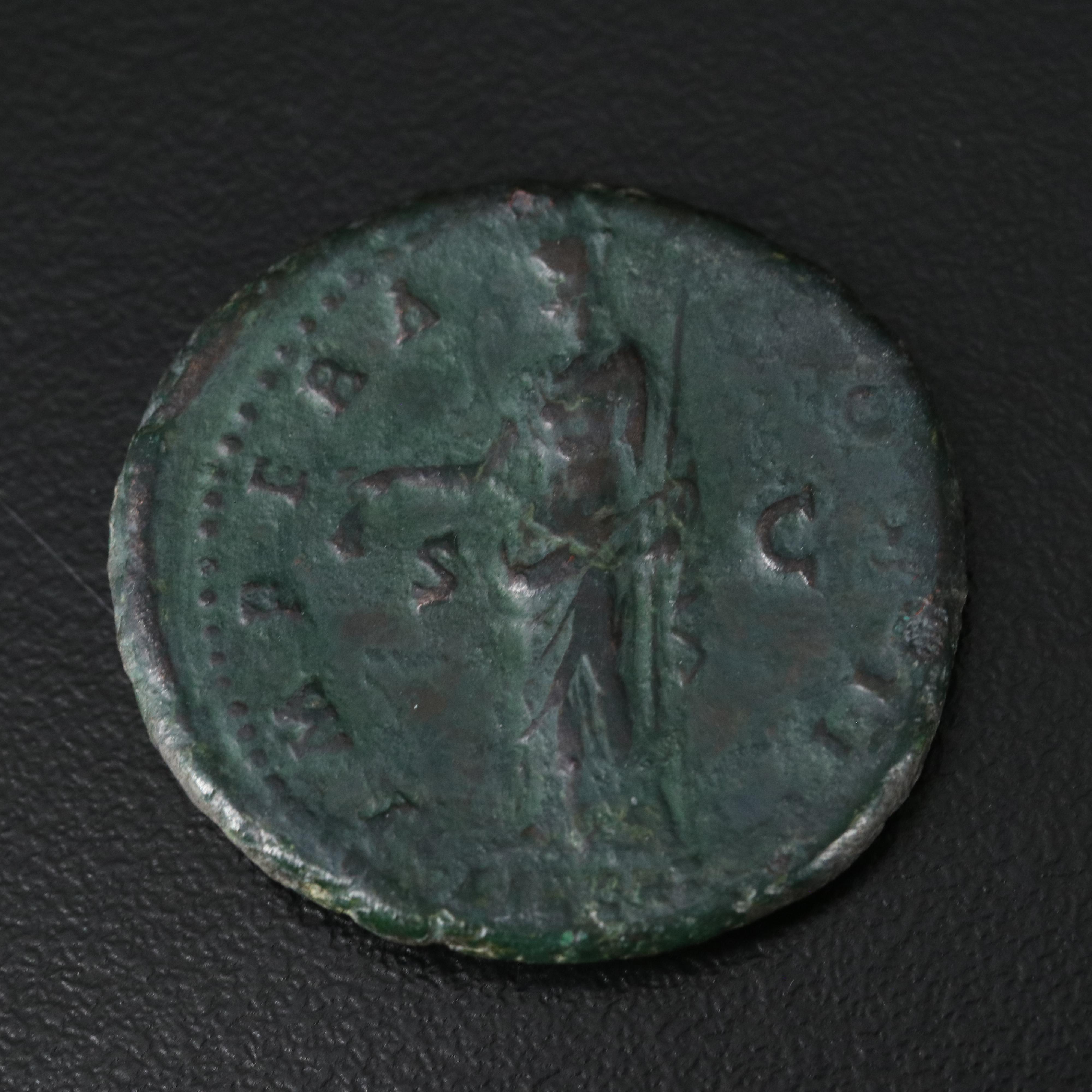 Three Ancient Roman Bronze Coins