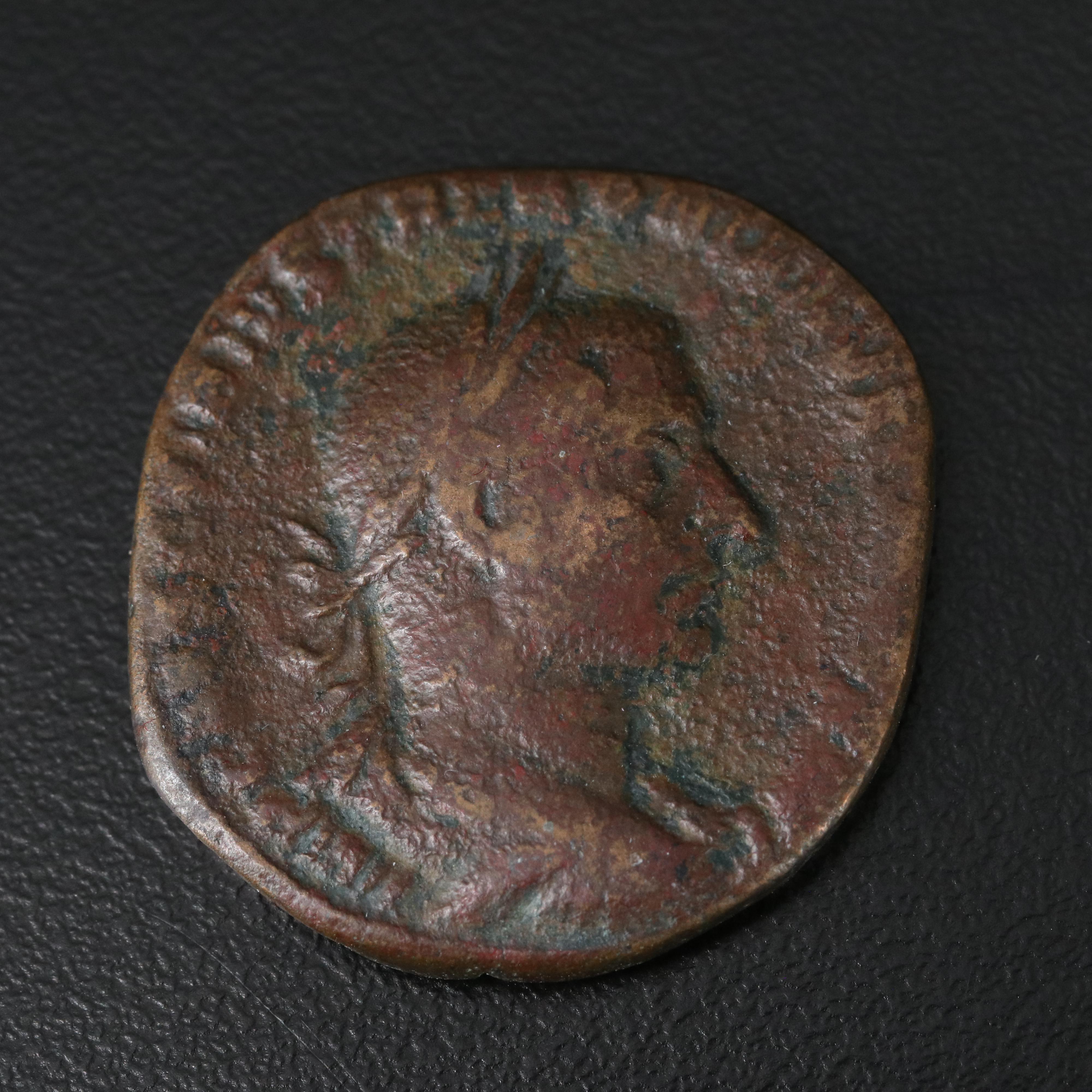 Three Ancient Roman Bronze Coins