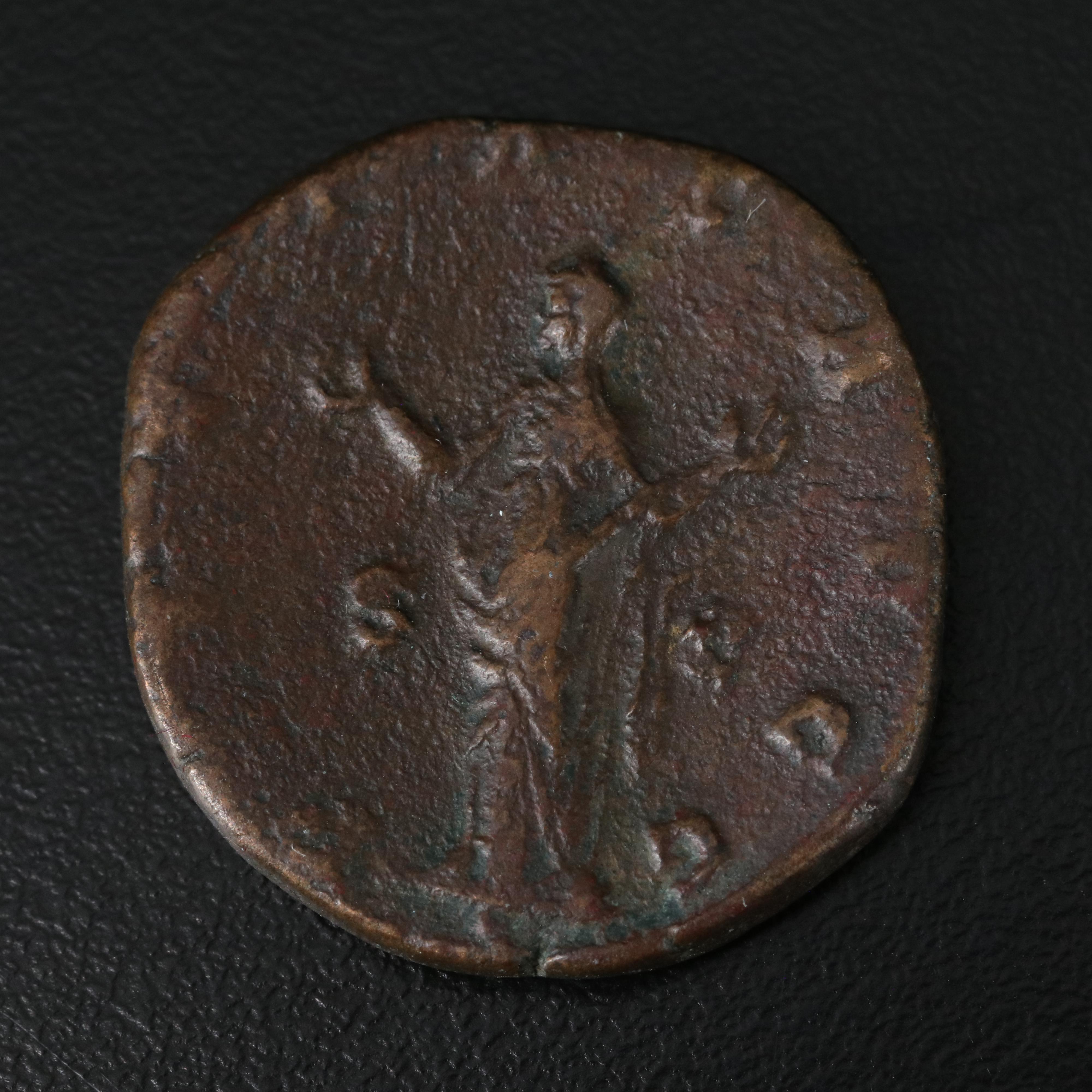 Three Ancient Roman Bronze Coins