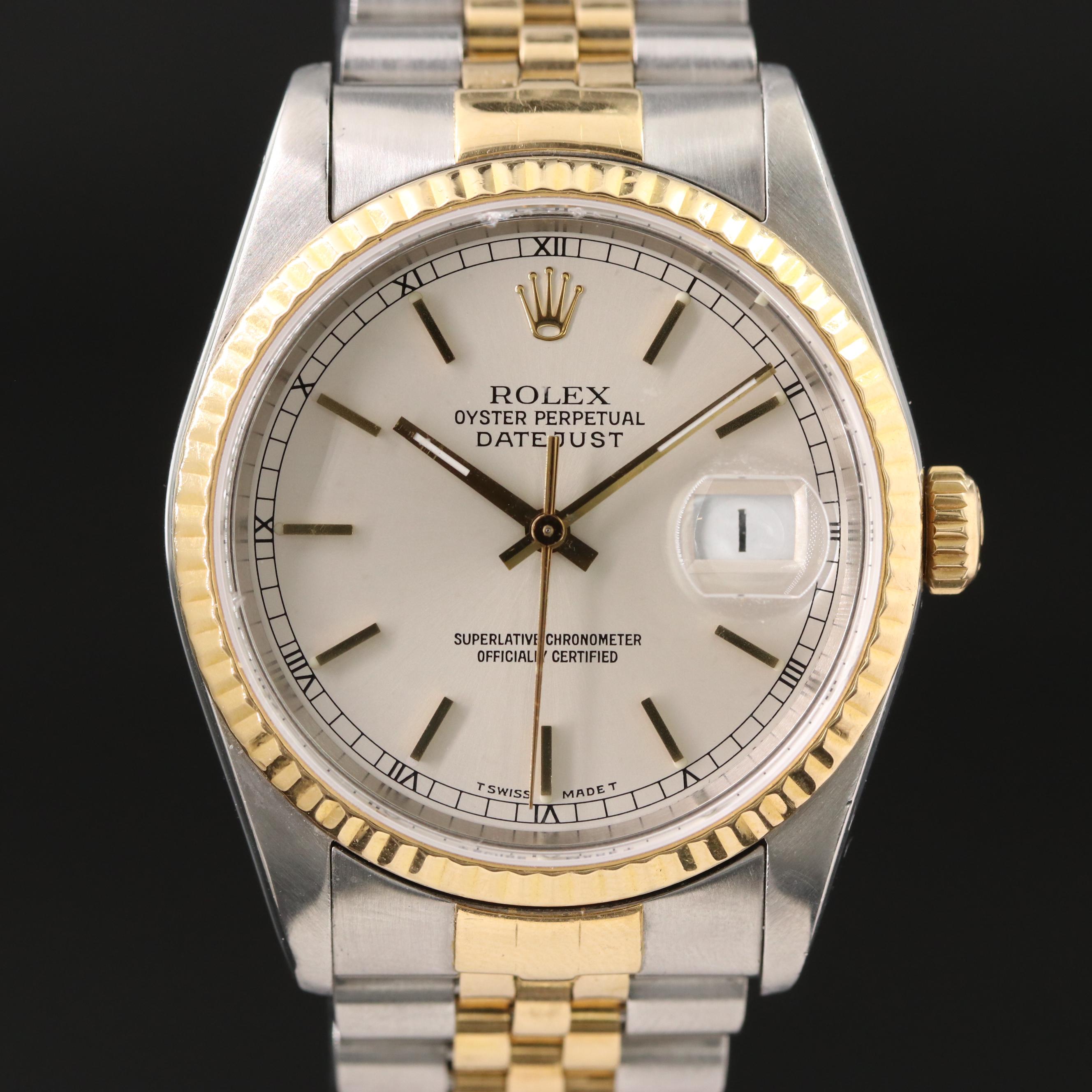 1989 Rolex Oyster Perpetual Datejust Watch