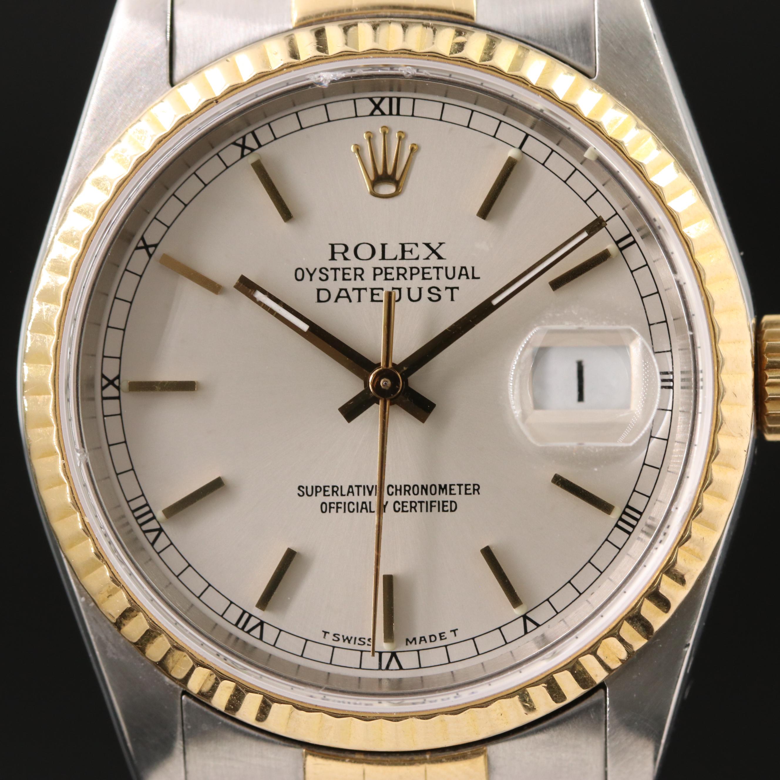1989 Rolex Oyster Perpetual Datejust Watch
