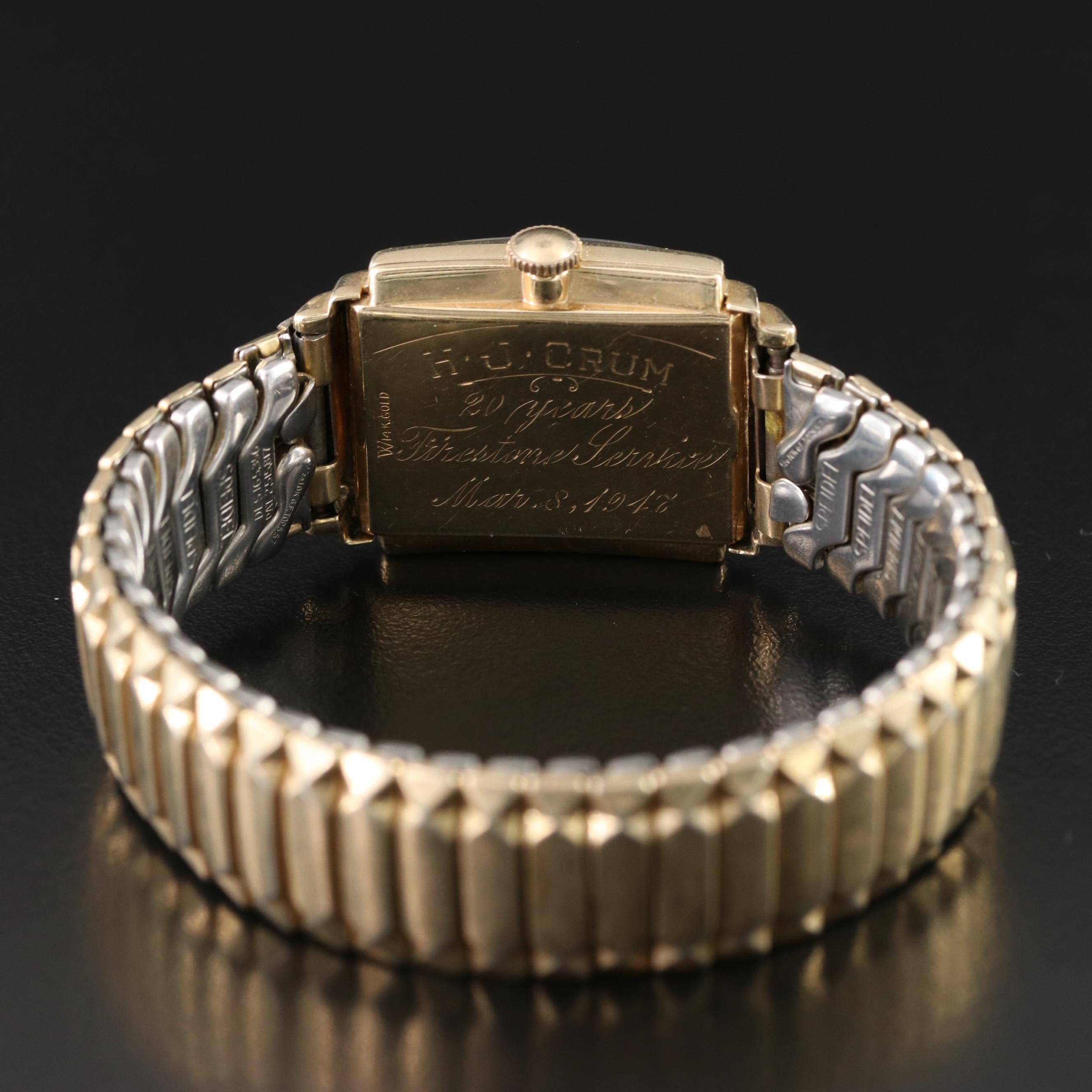 Vintage 14K Elgin Award Watch