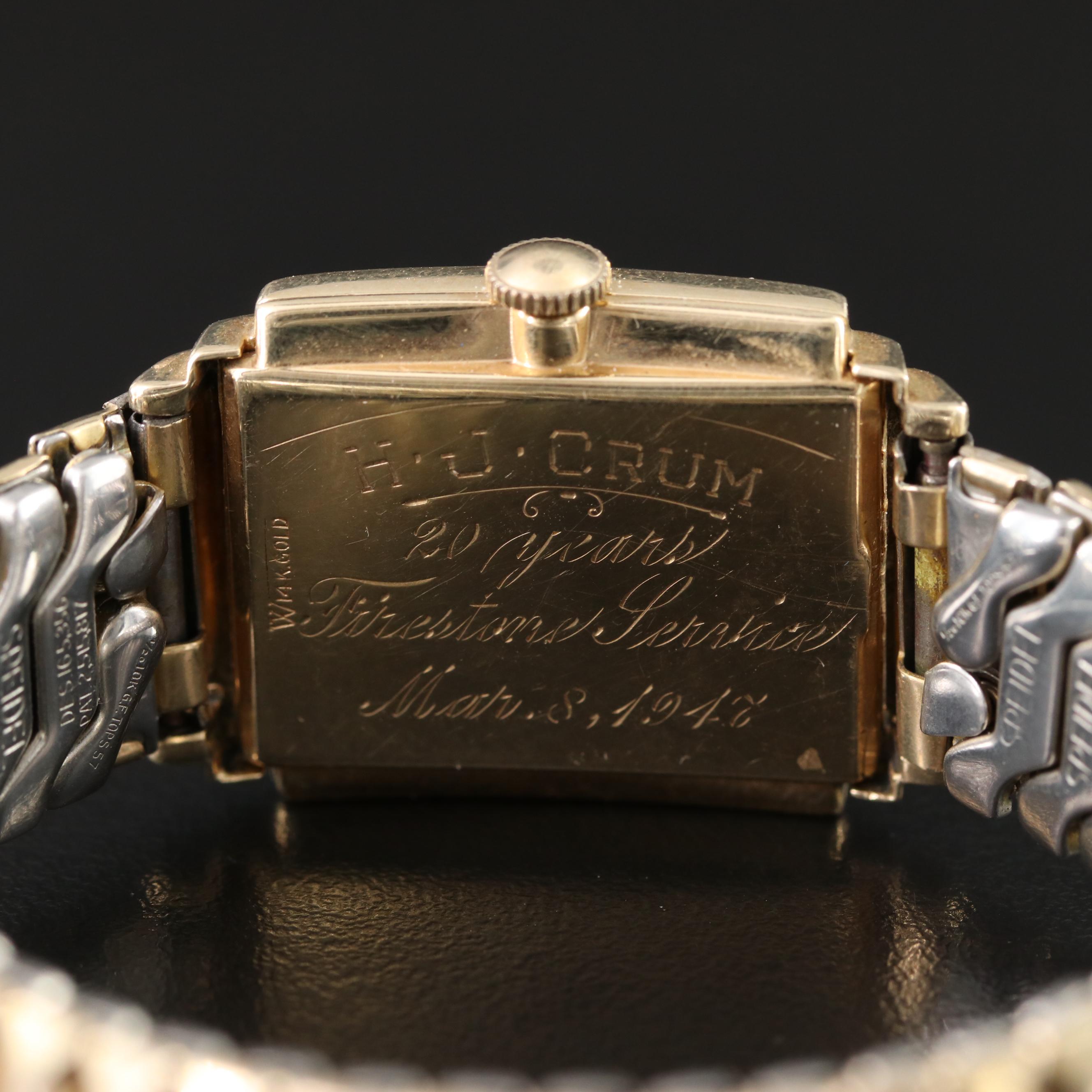 Vintage 14K Elgin Award Watch