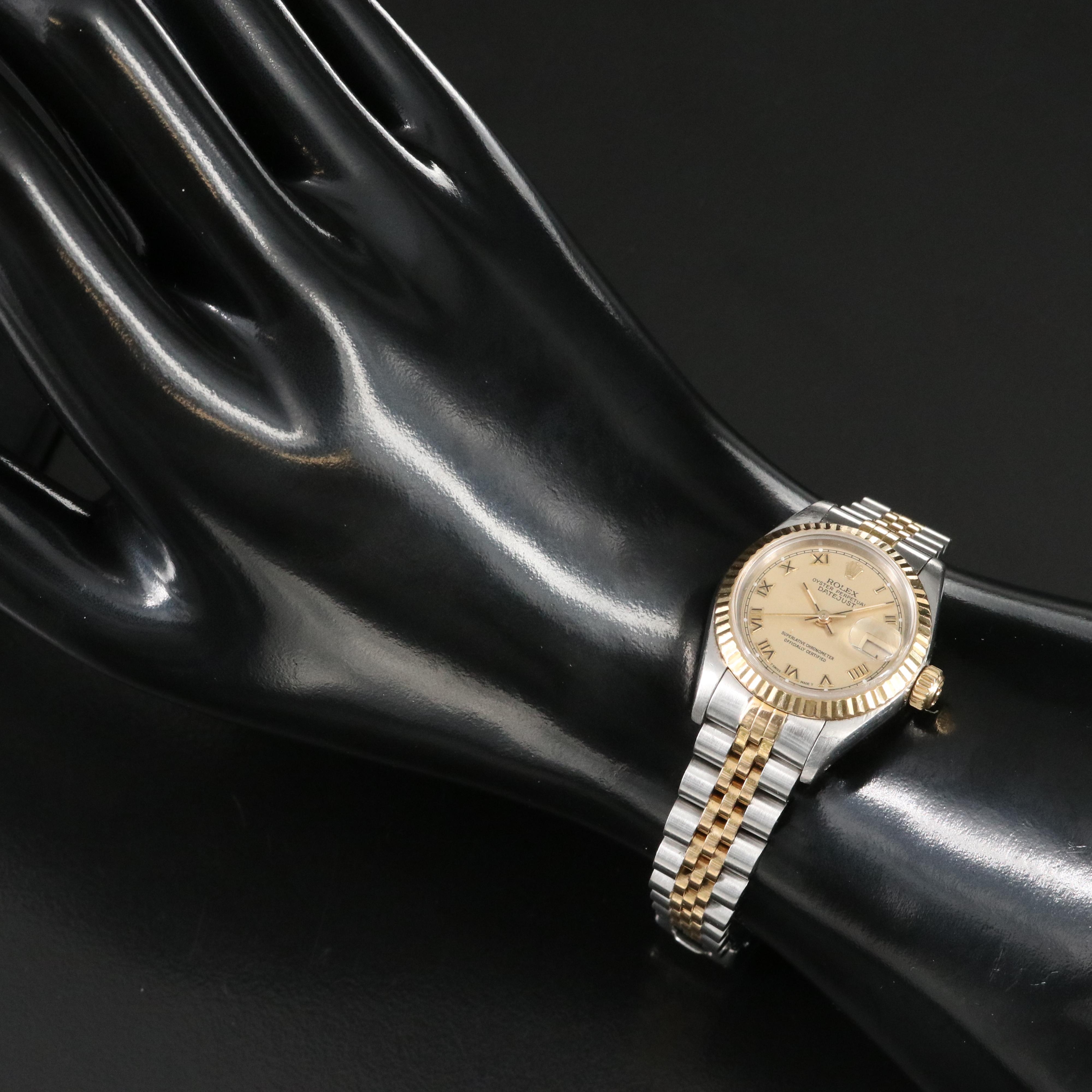 1991 Rolex Oyster Perpetual Two-Tone Datejust Watch