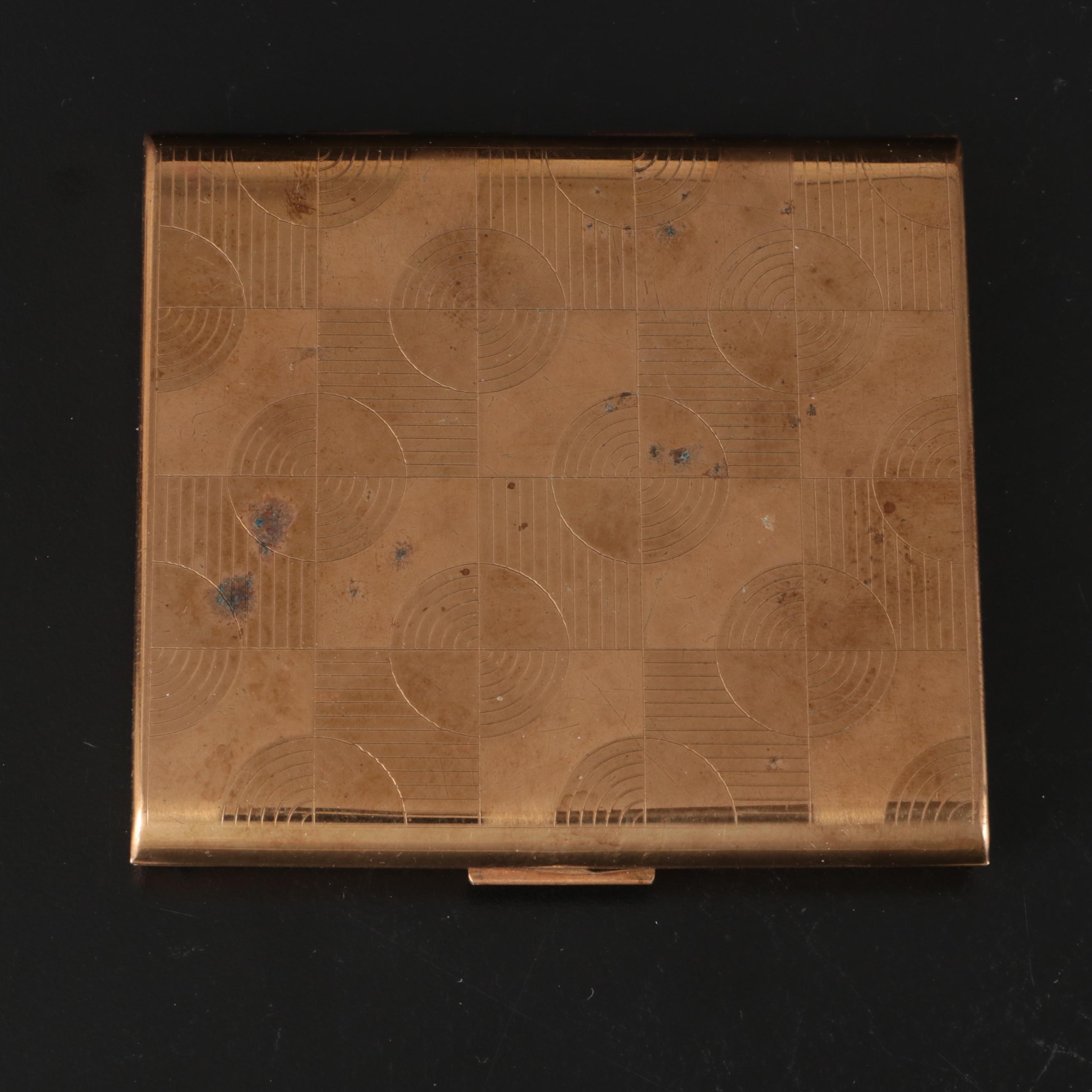 Elgin American Cigarette Case With Coin Purse, Early to Mid-20th Century