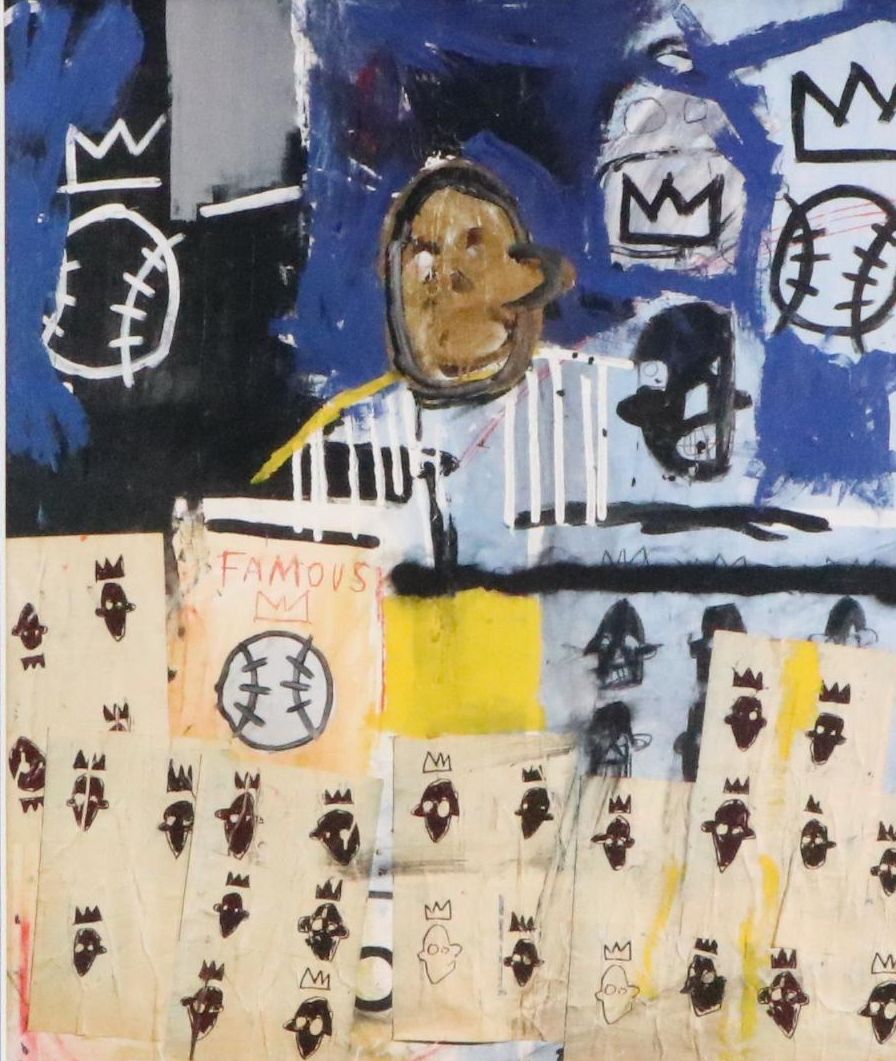 Offset Lithograph after Jean-Michel Basquiat Portrait of a Famous Ballplayer