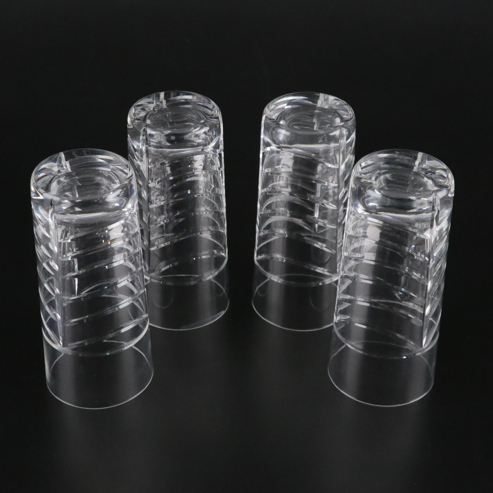 Royal Brierly for Tiffany & Co. Crystal "Swag" Highball Glass, Set of Four