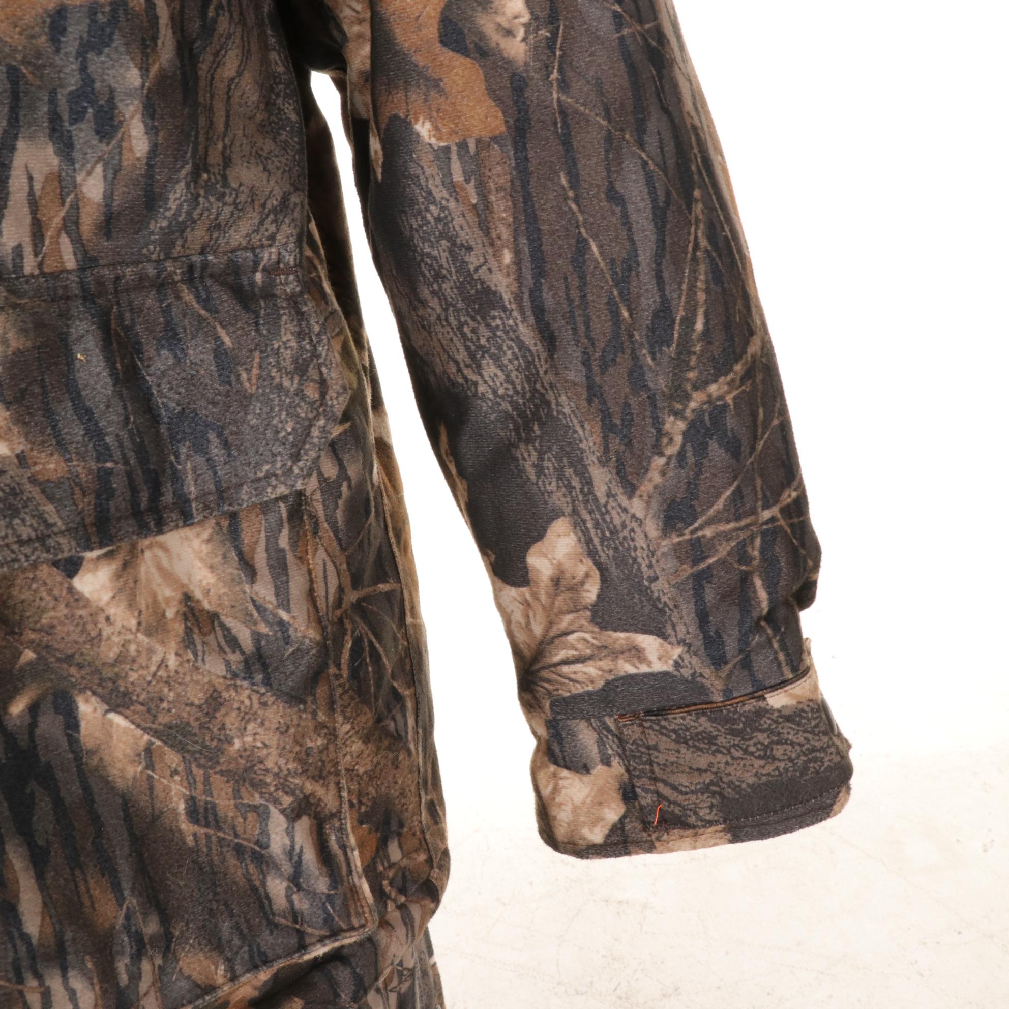 Bushmaster Reversible Hunting Jacket & Overalls Set in Mossy Oak & Blaze Orange