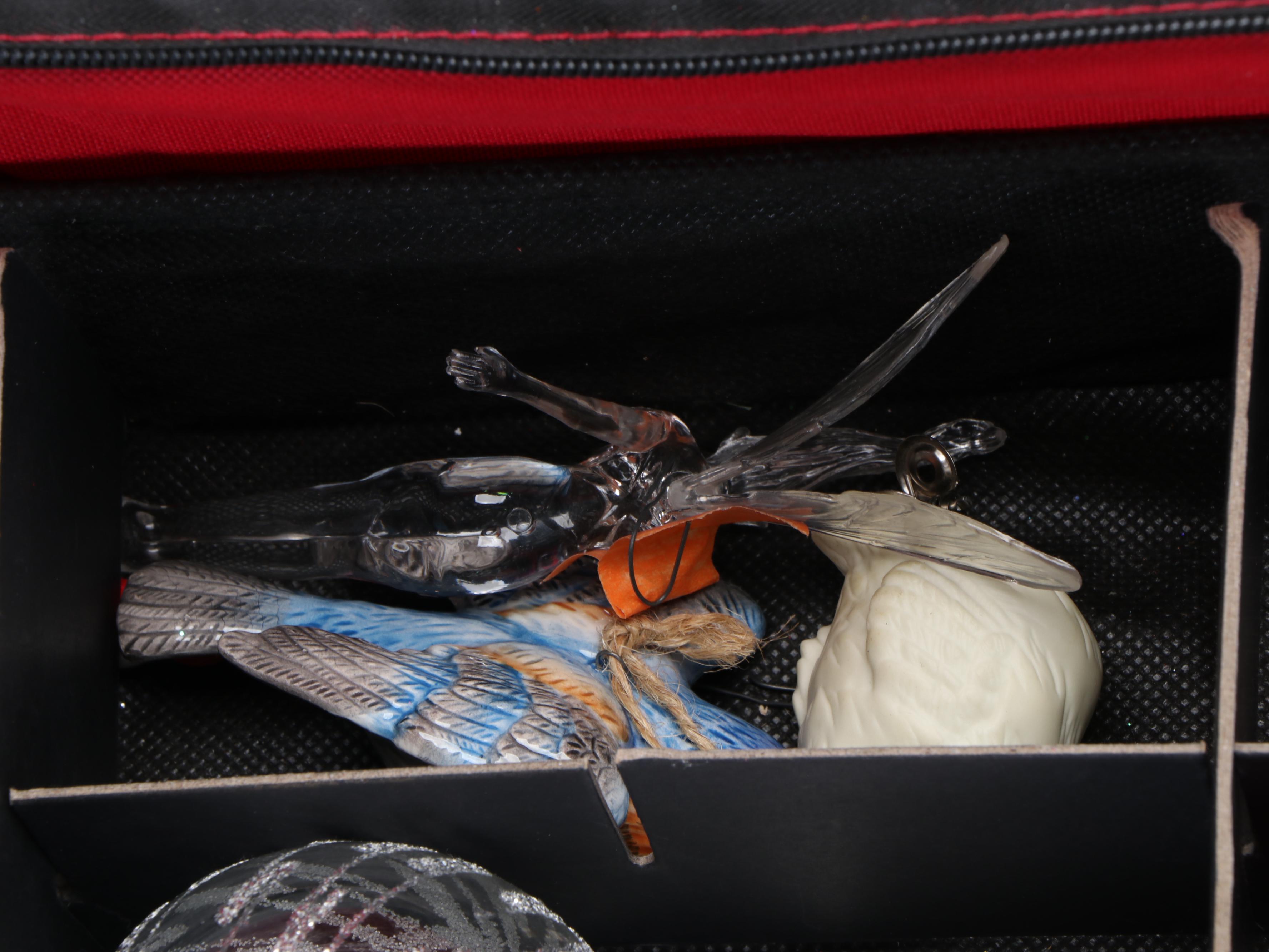 Kurt S. Adler Wood Christmas Ornaments with Glass Ornaments and More