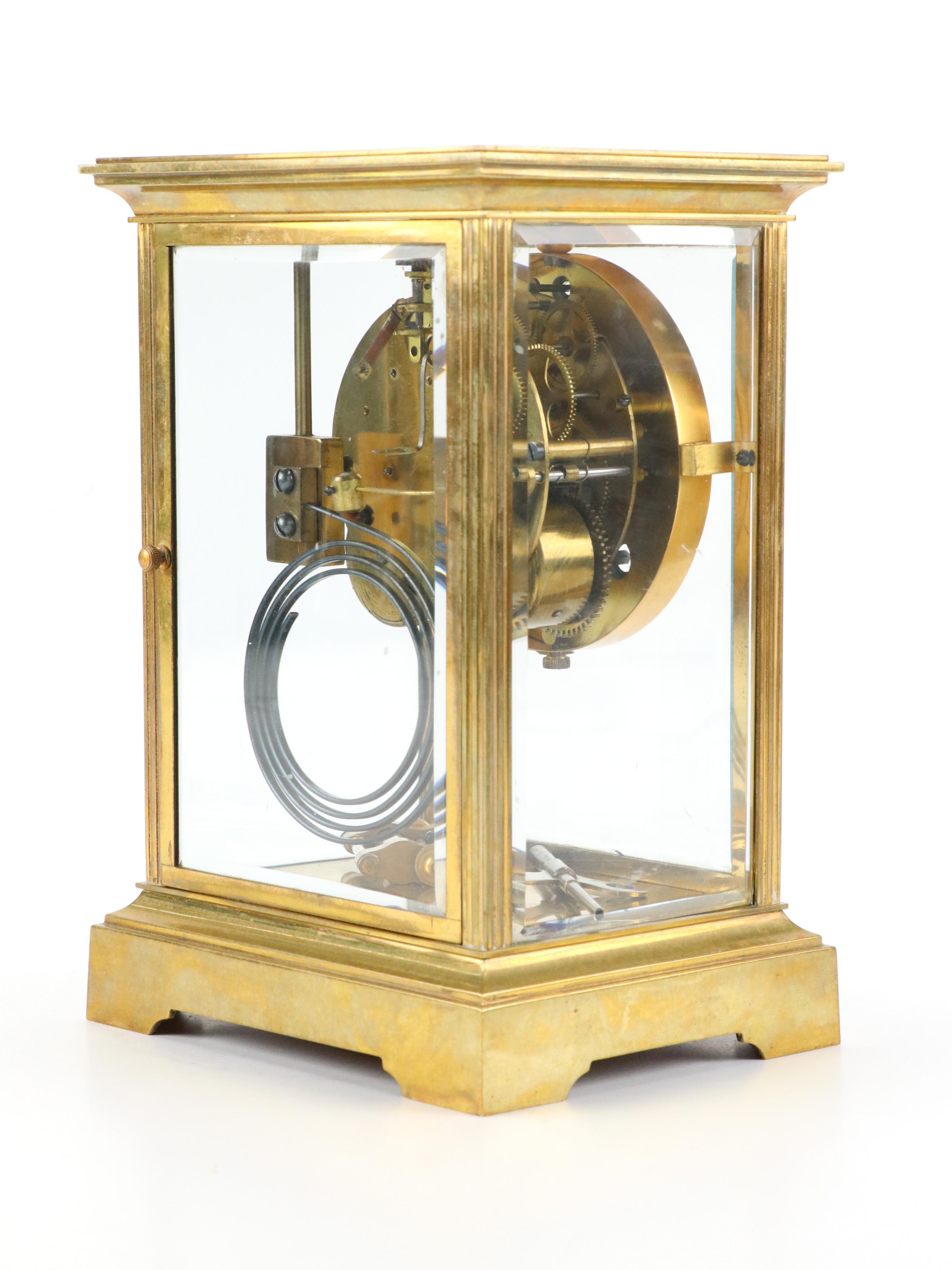 Seth Thomas Brass and Crystal Regulator Clock, Early 20th C.