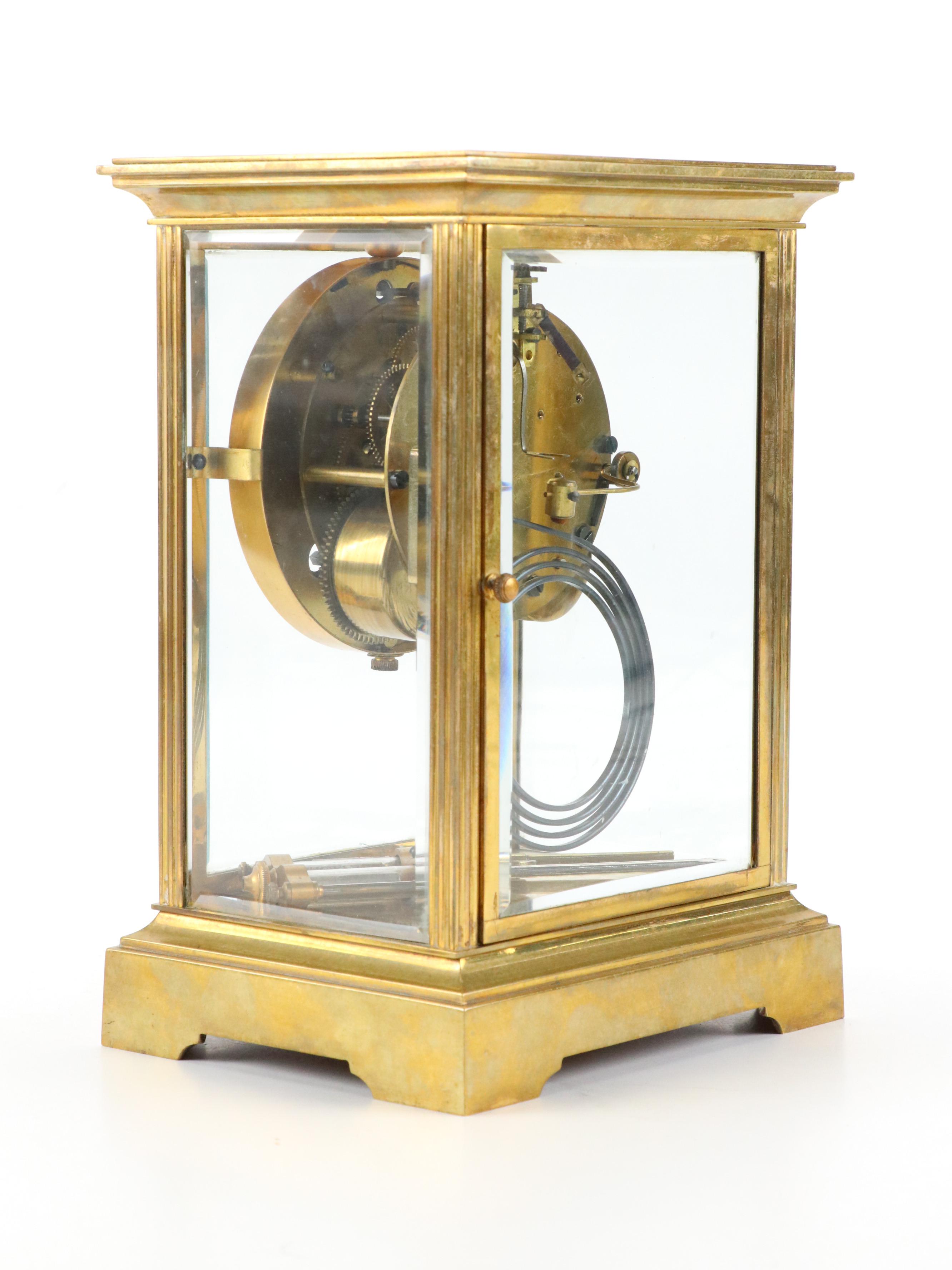 Seth Thomas Brass and Crystal Regulator Clock, Early 20th C.