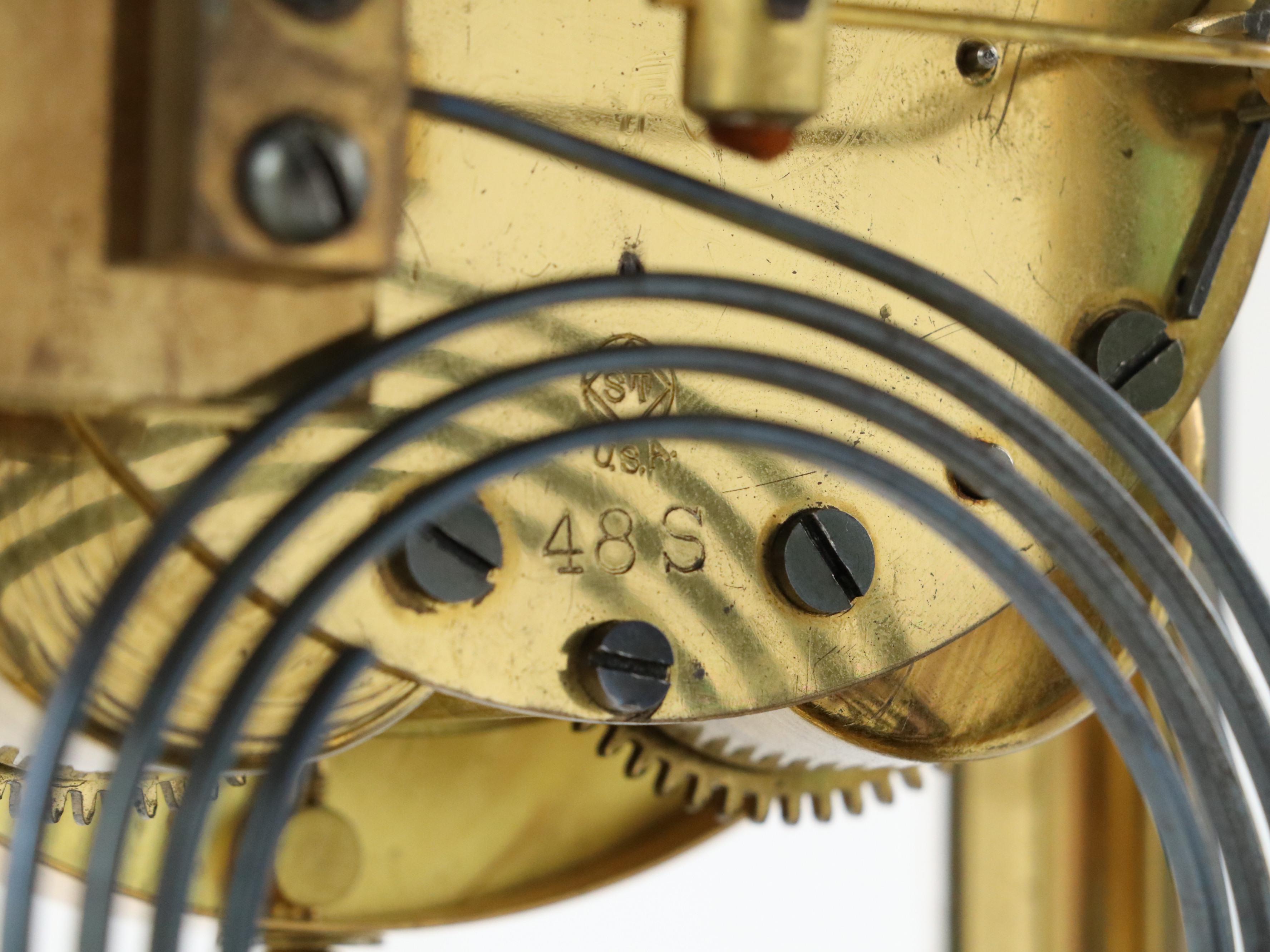 Seth Thomas Brass and Crystal Regulator Clock, Early 20th C.