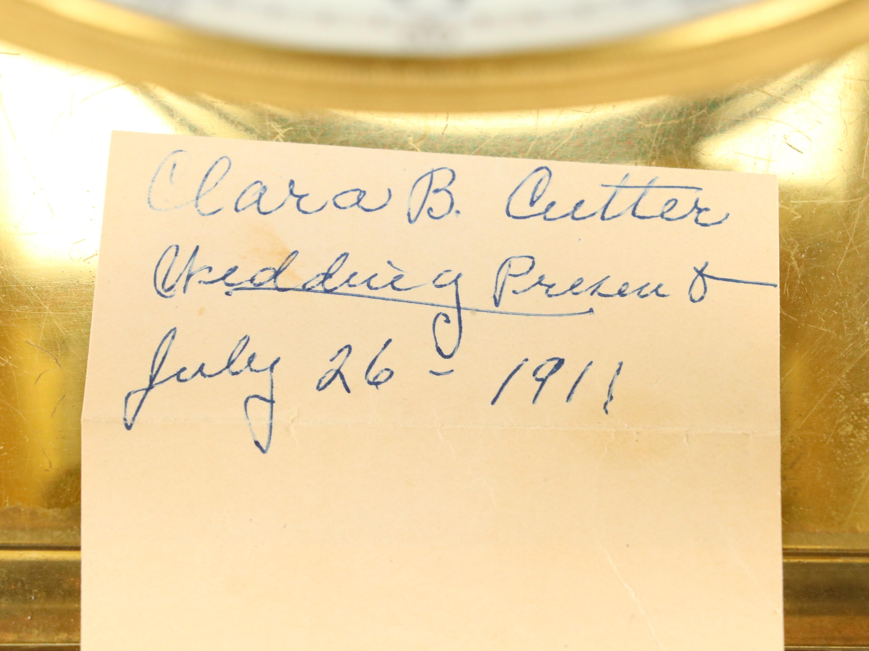 Seth Thomas Brass and Crystal Regulator Clock, Early 20th C.