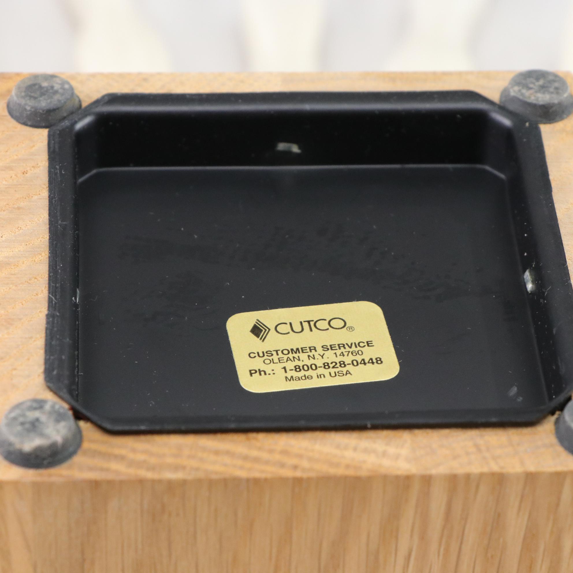 Cutco White-Handled Ten-Piece Kitchen Tool Set with Holder