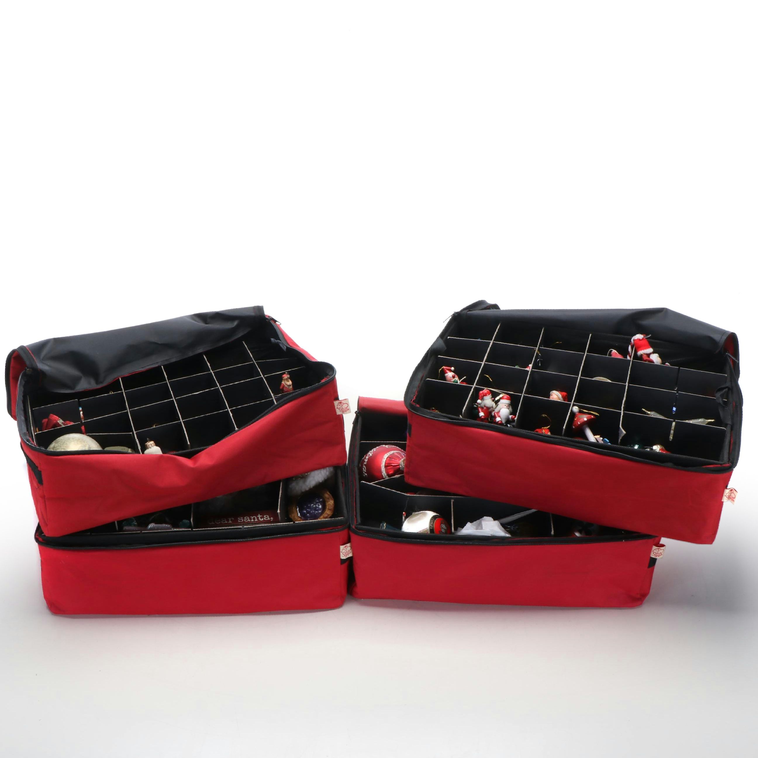 Kurt S. Adler Wood Christmas Ornaments with Glass Ornaments and More