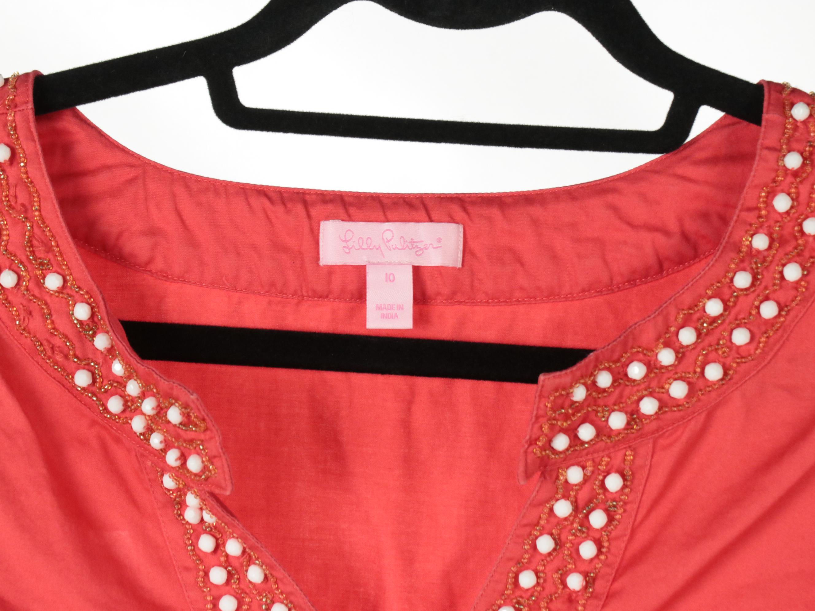 Tory Burch and Lilly Pulitzer Tunic Shirts and Sleeveless Tops