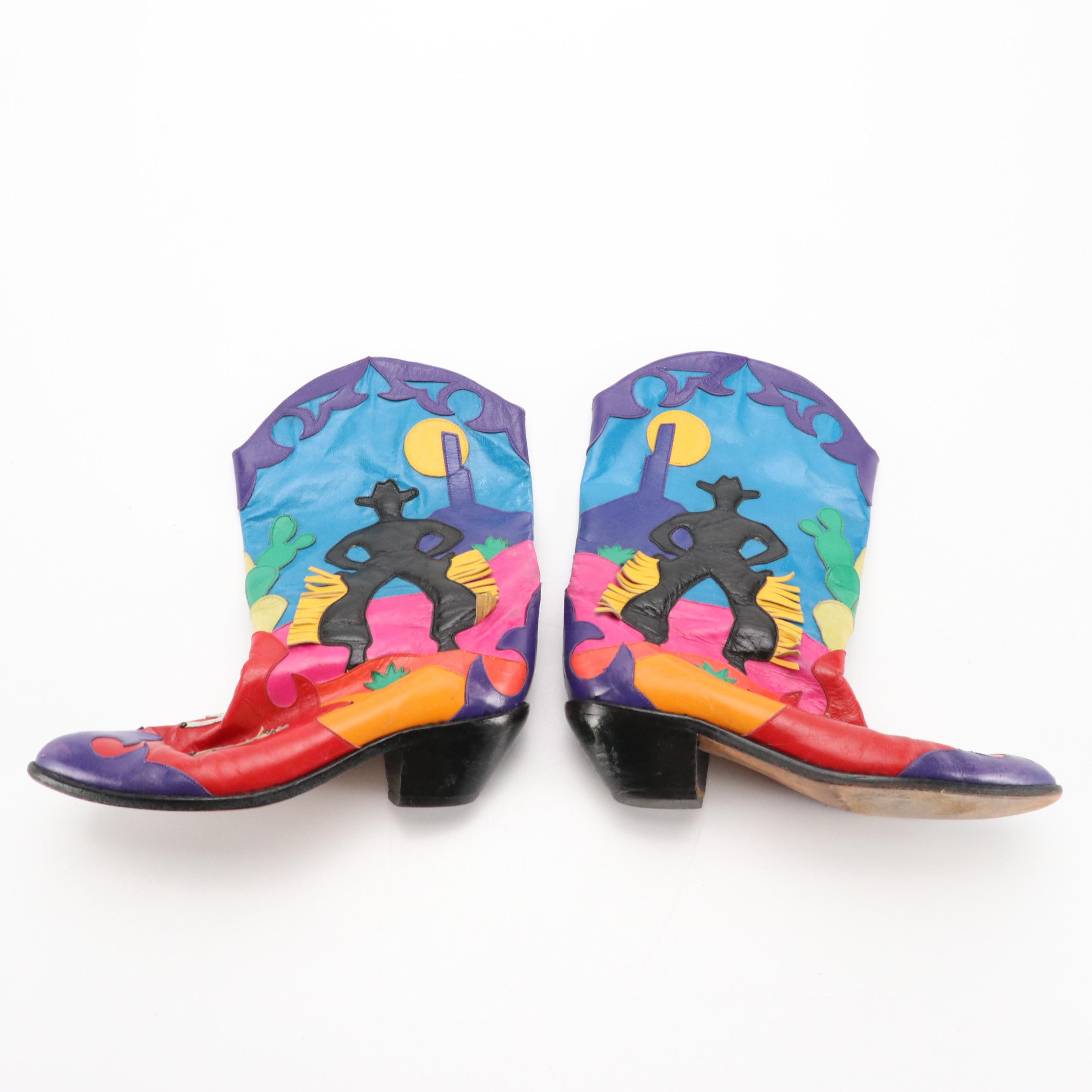 Arlene La Marca, Zalo, and Vittorio Ricci Leather Boots