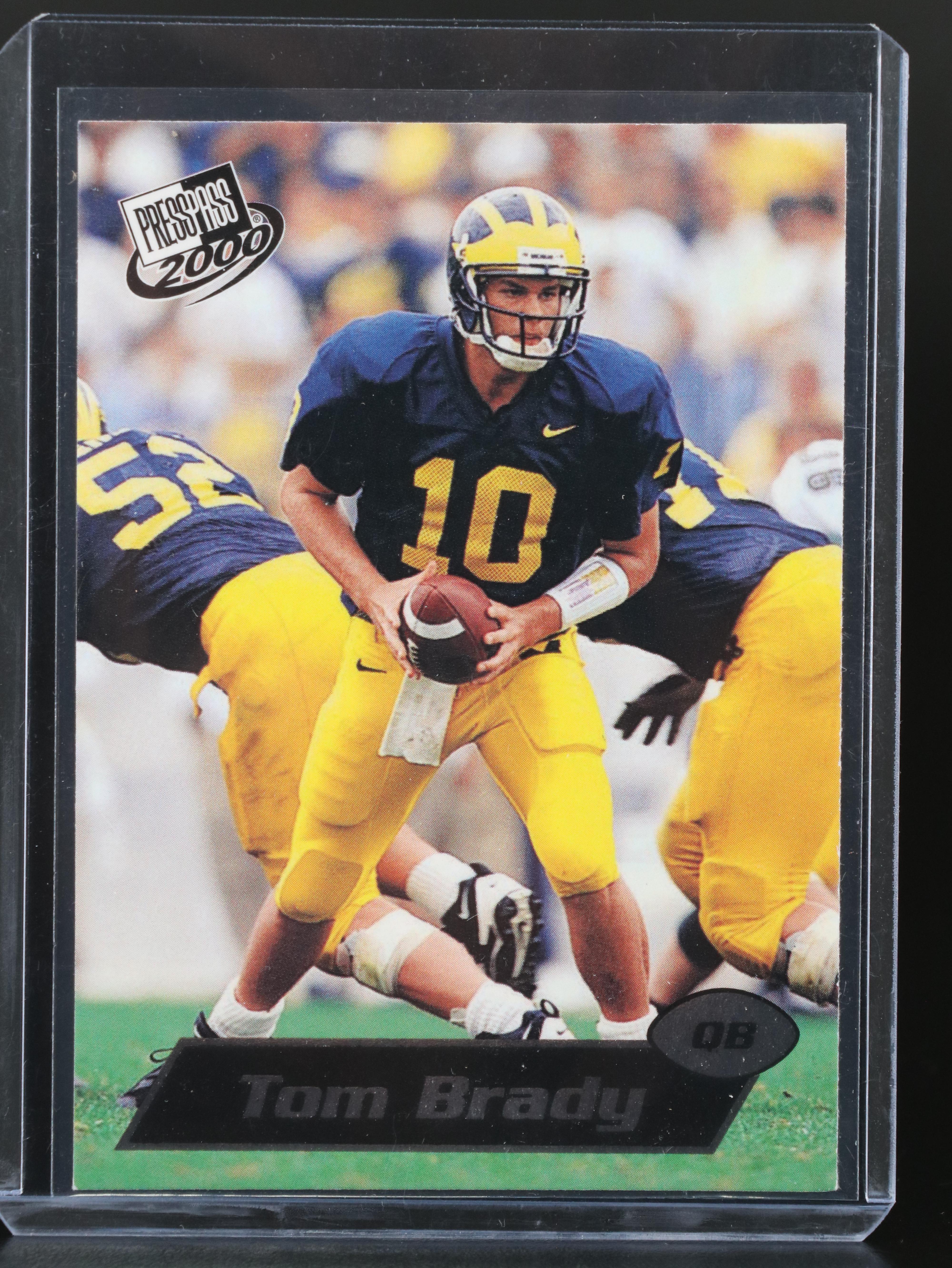 2000 Press Pass Tom Brady Rookie Football Card
